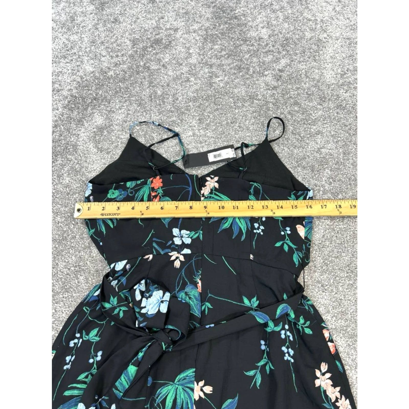 Banana Republic Banana Republic Dress Womens 2 Black Blue Pink Floral Wrap Blouson New Size XS / US 0-2 / IT 36-38 - 6 Thumbnail