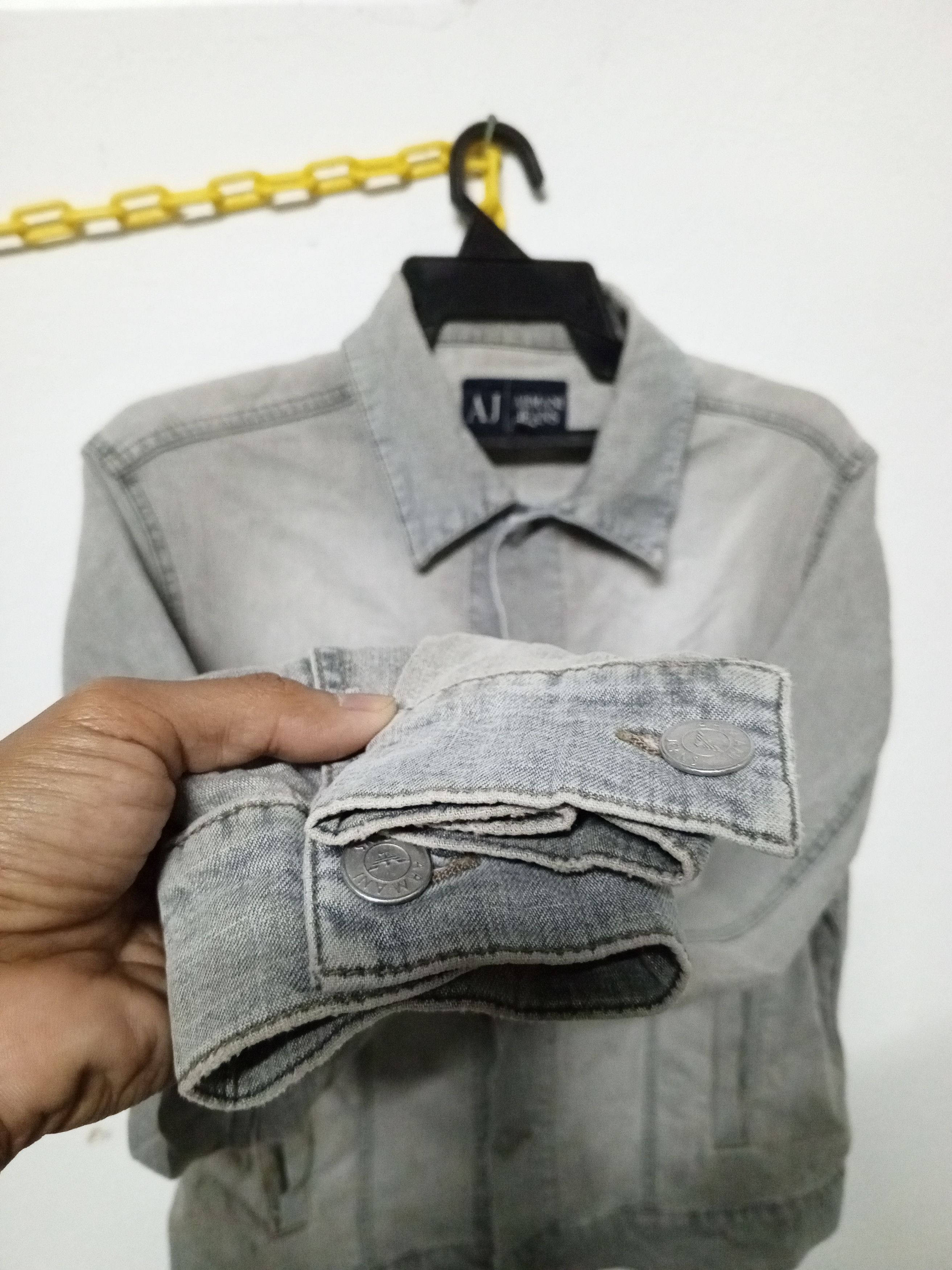 Armani ARMANI JEANS DENIM JACKET Size US L / EU 52-54 / 3 - 9 Thumbnail