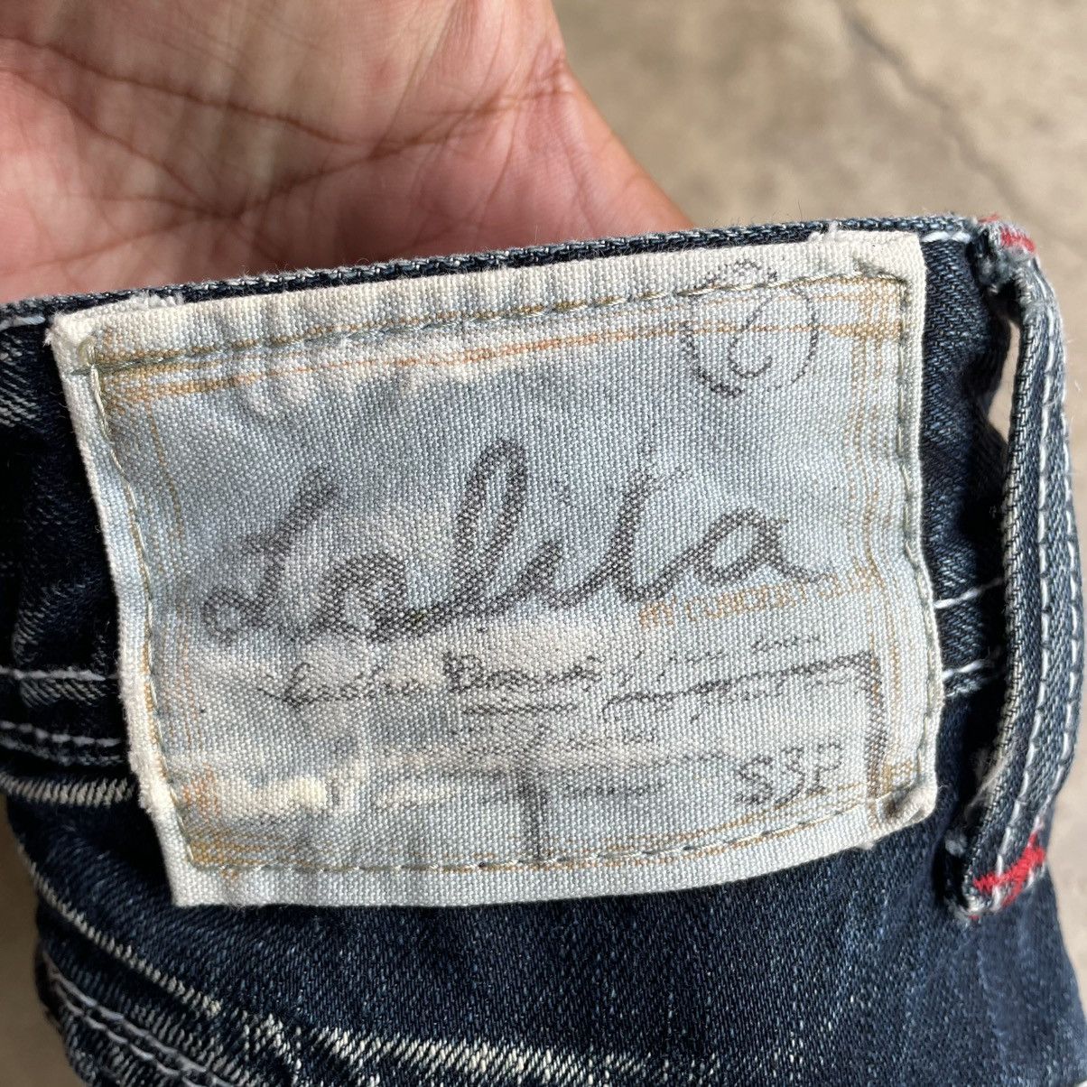 Japanese Brand 🔥🇯🇵Vintage Lolita Stoned Washed Women Denim Jeans Size 29" - 10 Thumbnail