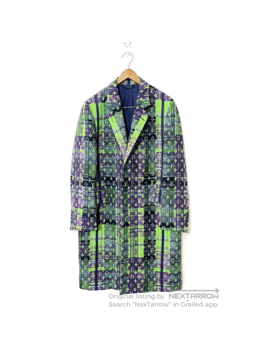 Louis Vuitton Louis Vuitton Monogram Checkered Wool Coat. Size US M / EU 48-50 / 2 - 1 Thumbnail