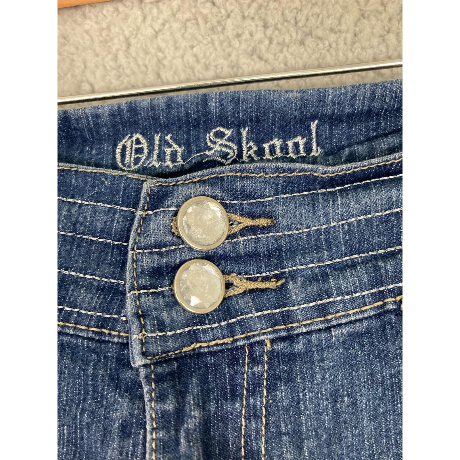 Vintage Women's Jeans Denim Old Skool Size 14 Classic Casual Vintage Size 36" / US 14 / IT 50 - 4 Thumbnail