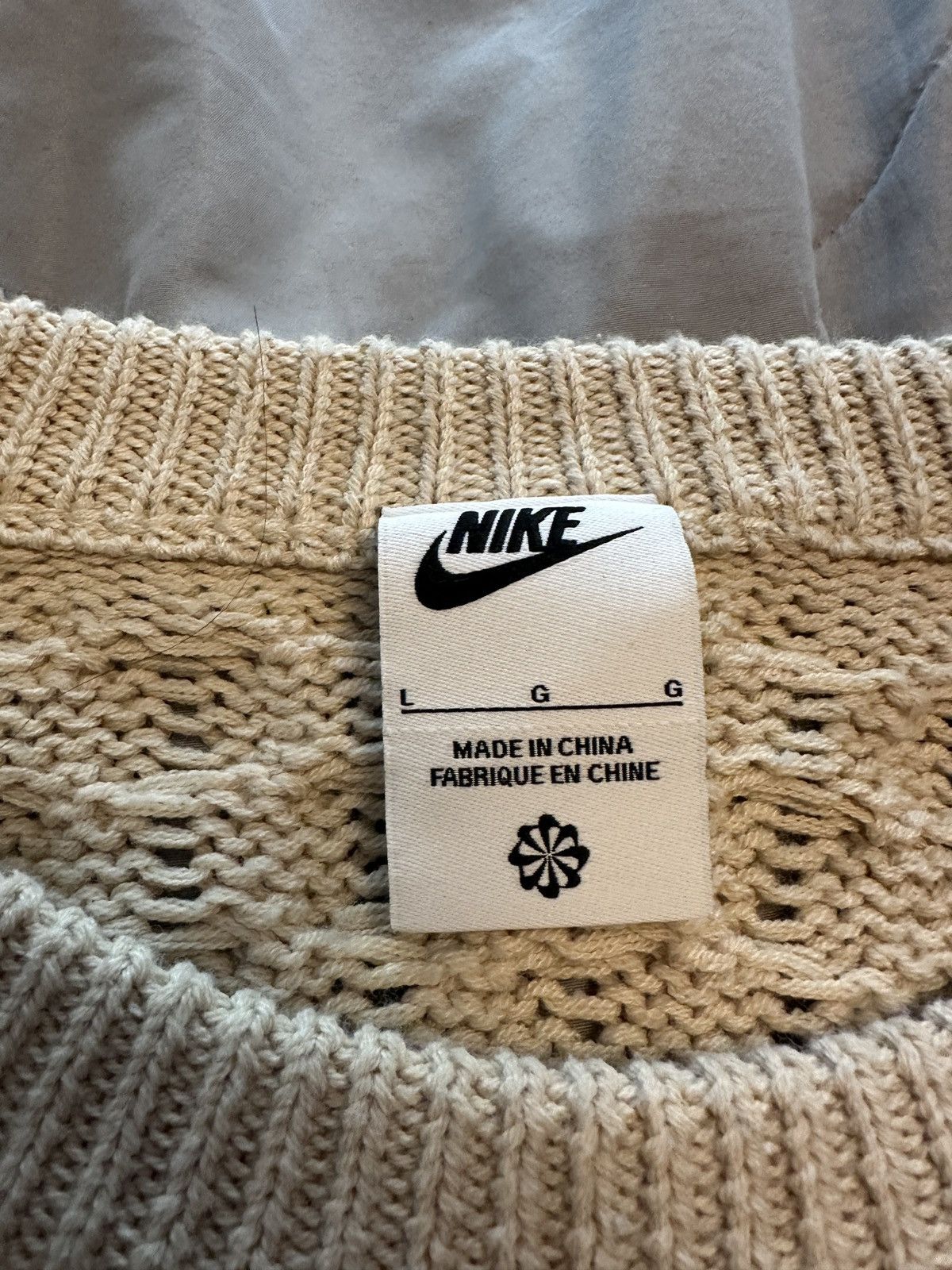 Nike Nike Cable Knit Sweater Size US L / EU 52-54 / 3 - 2 Thumbnail