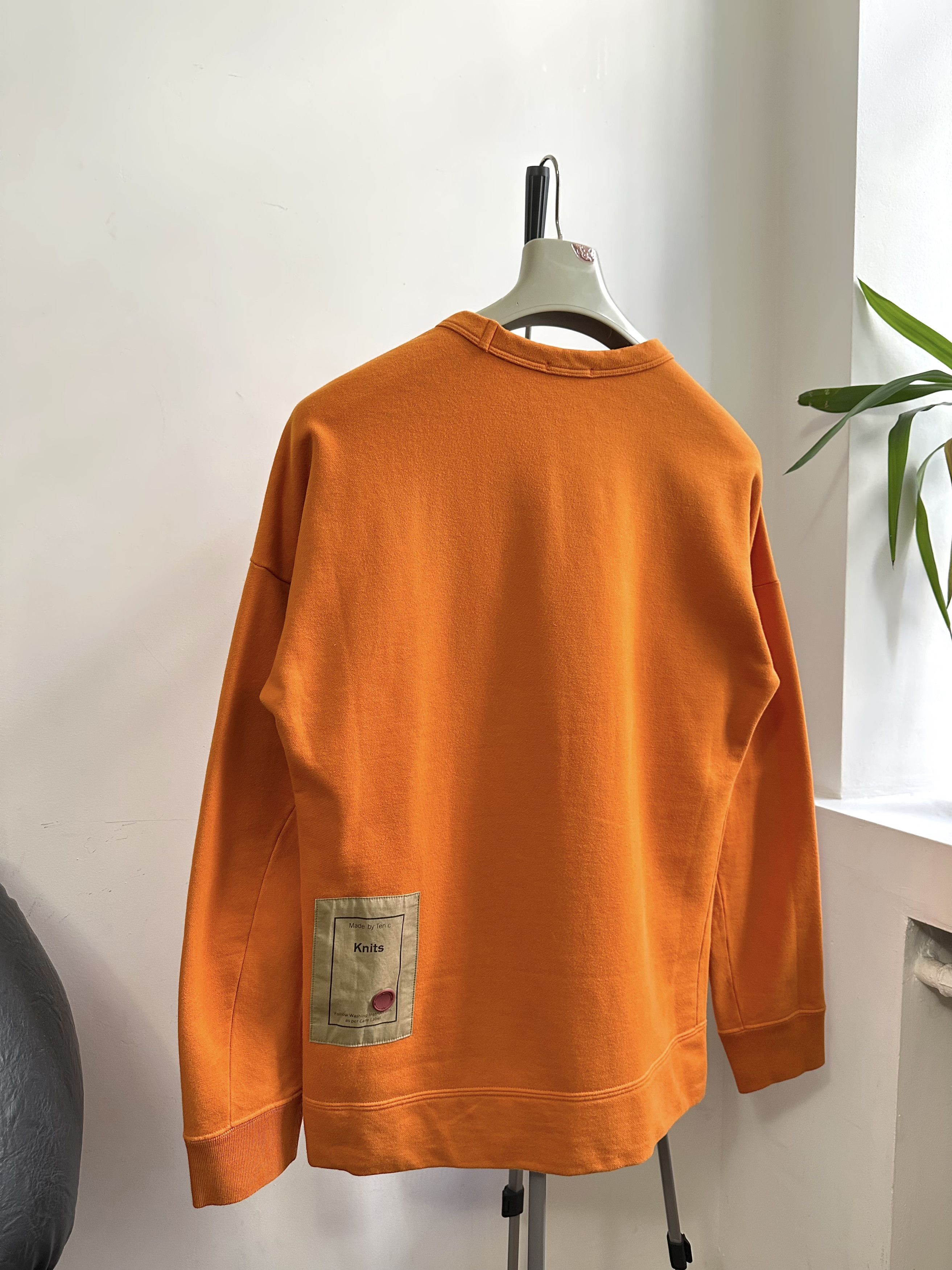 Ten C Ten C Orange Sweatshirt Men's Medium Made In Italy Size US M / EU 48-50 / 2 - 4 Thumbnail