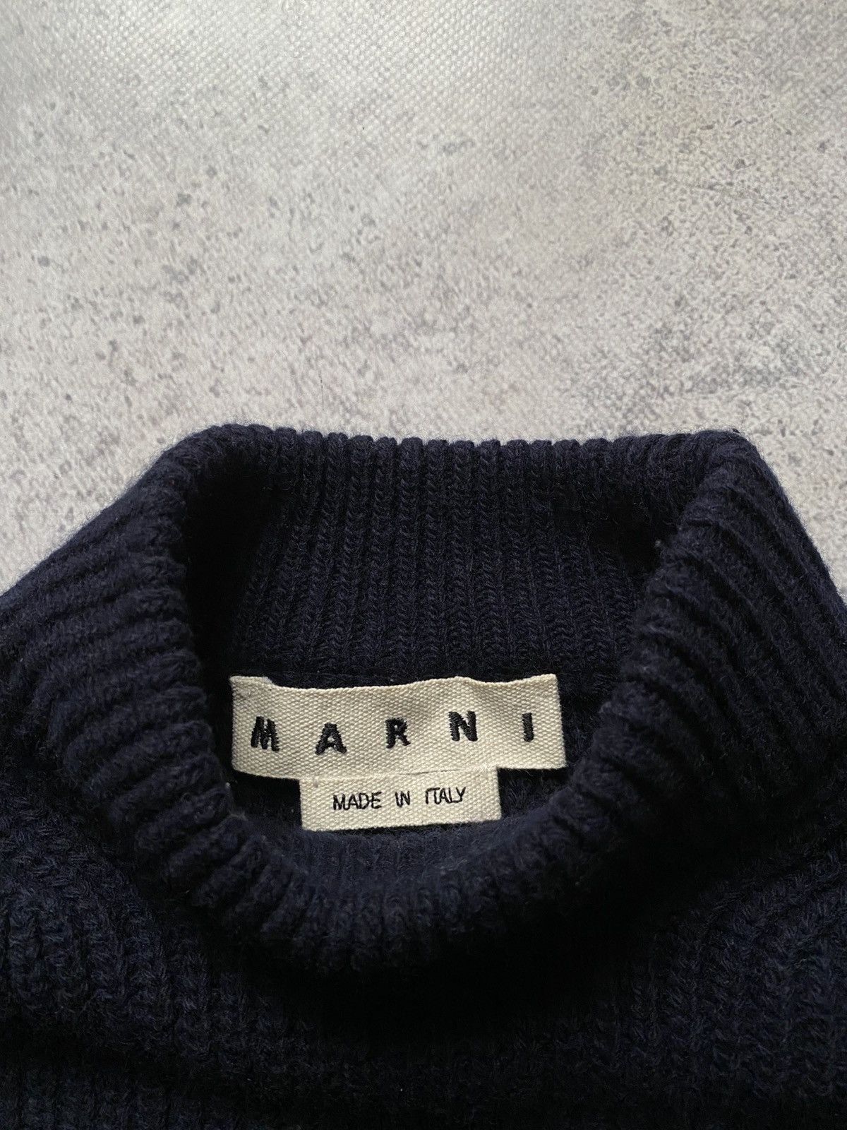 Marni Marni Diver Sweater Italy Wool Vest SleevelesTurtleneck Size US XS / EU 42 / 0 - 5 Thumbnail