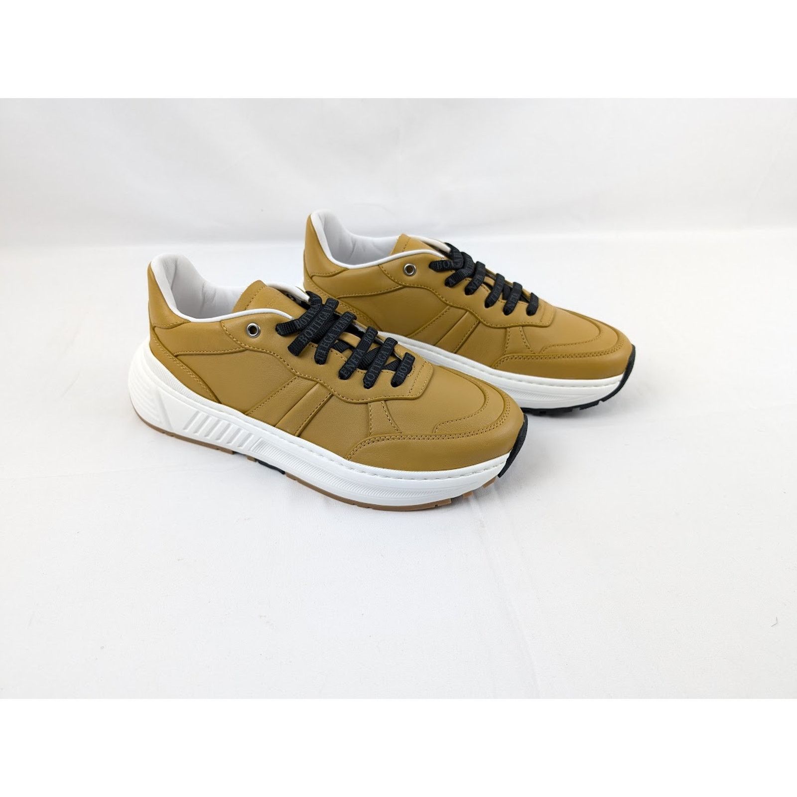 Bottega Veneta o1rshd1 Scarpa Pelle Sneakers Speedster in Butter Scotch Size US 8 / EU 41 - 13 Thumbnail