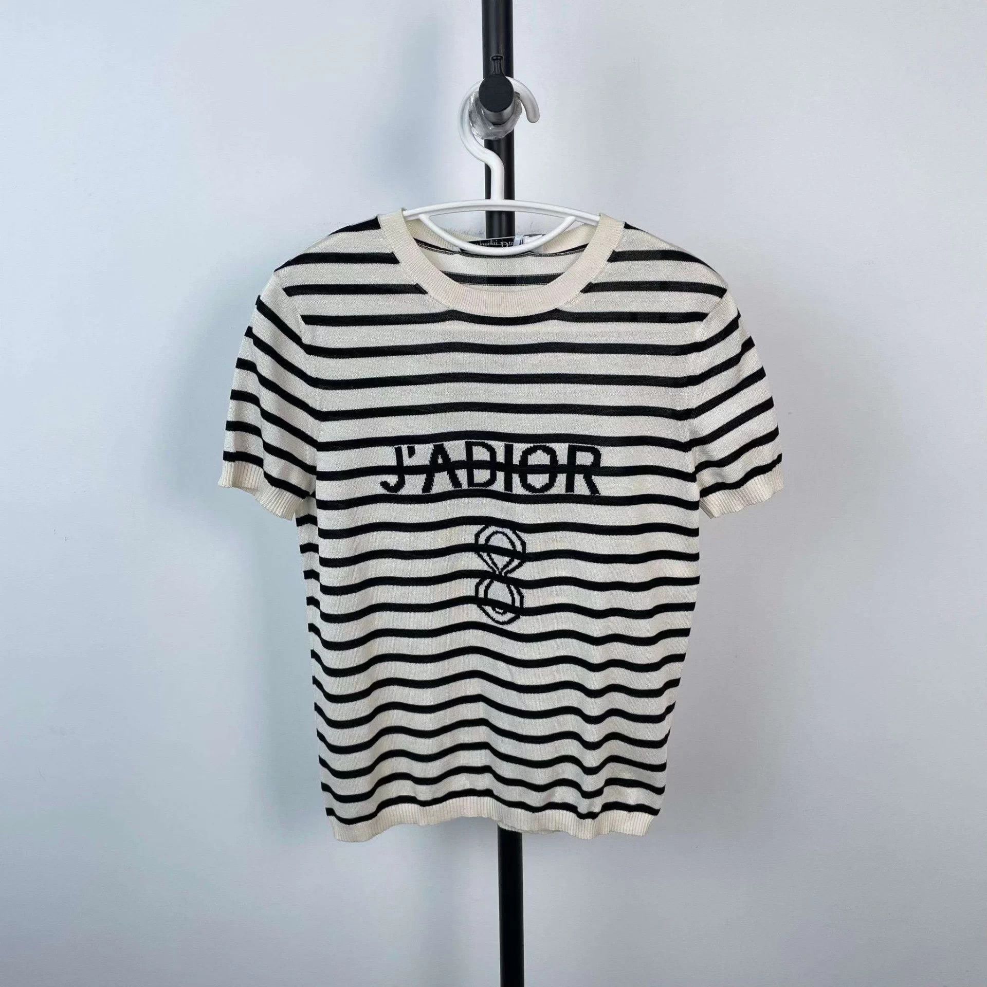 Dior Dior Stripe Knit Short Sleeve 36 Colorblocked Size XS / US 0-2 / IT 36-38 - 1 Thumbnail