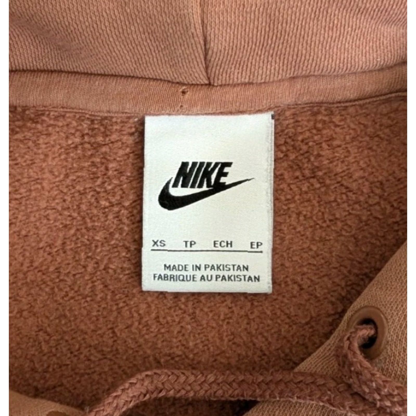 Nike Nike Center Swoosh Hoodie Womens XS Brown Sweatshirt Fleece Oversized Hooded Logo Pockets Relaxed Regular Fall Winter Sportswear 2000s? Size XS / US 0-2 / IT 36-38 - 7 Thumbnail