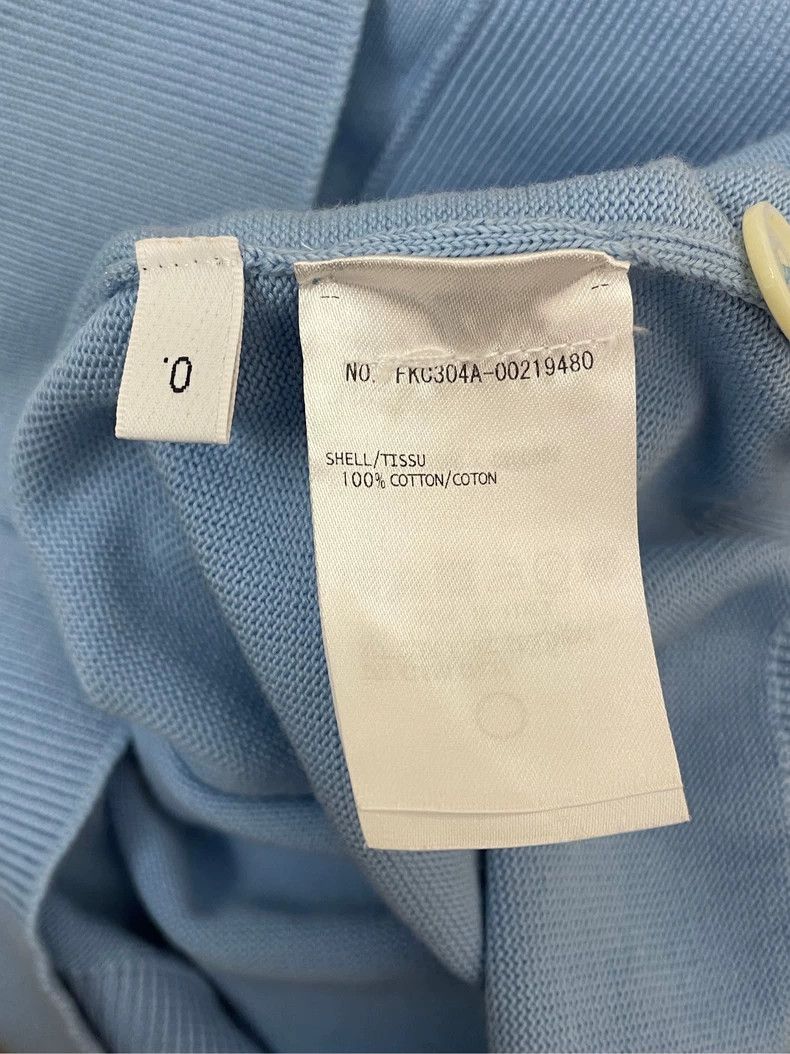 Thom Browne Thom Browne Baby blue knit cardigan Size US XS / EU 42 / 0 - 6 Thumbnail