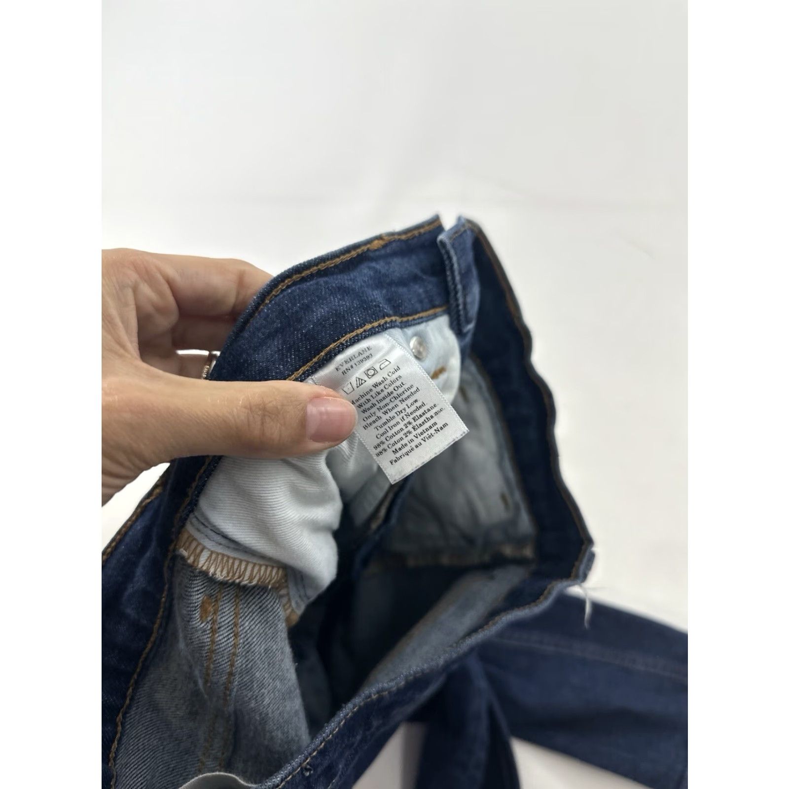 Everlane Everlane Jeans Women’s 27 Blue Skinny Slim High Rise (Regular) Size 26" / US 2 / IT 38 - 7 Thumbnail