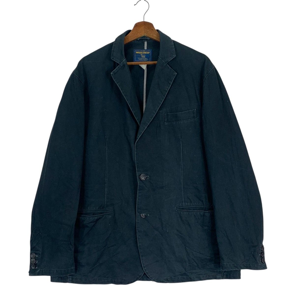 Woolrich Woolen Mills Vintage Woolrich Button Blazer Jacket Size US L / EU 52-54 / 3 - 1 Thumbnail