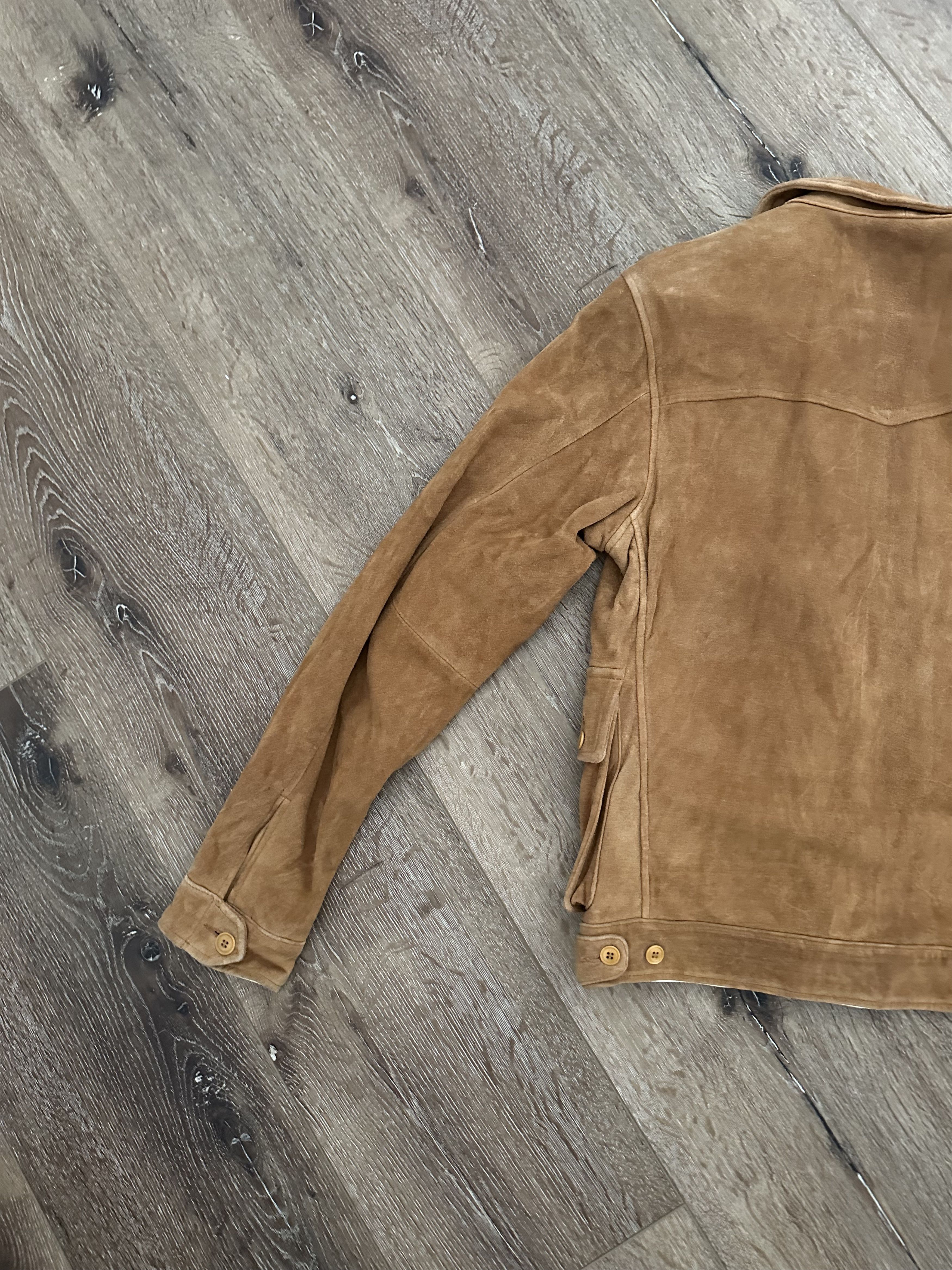 J.S. Homestead × Journal Standard Brown Goat Leather Jacket Bomber Size US L / EU 52-54 / 3 - 5 Thumbnail