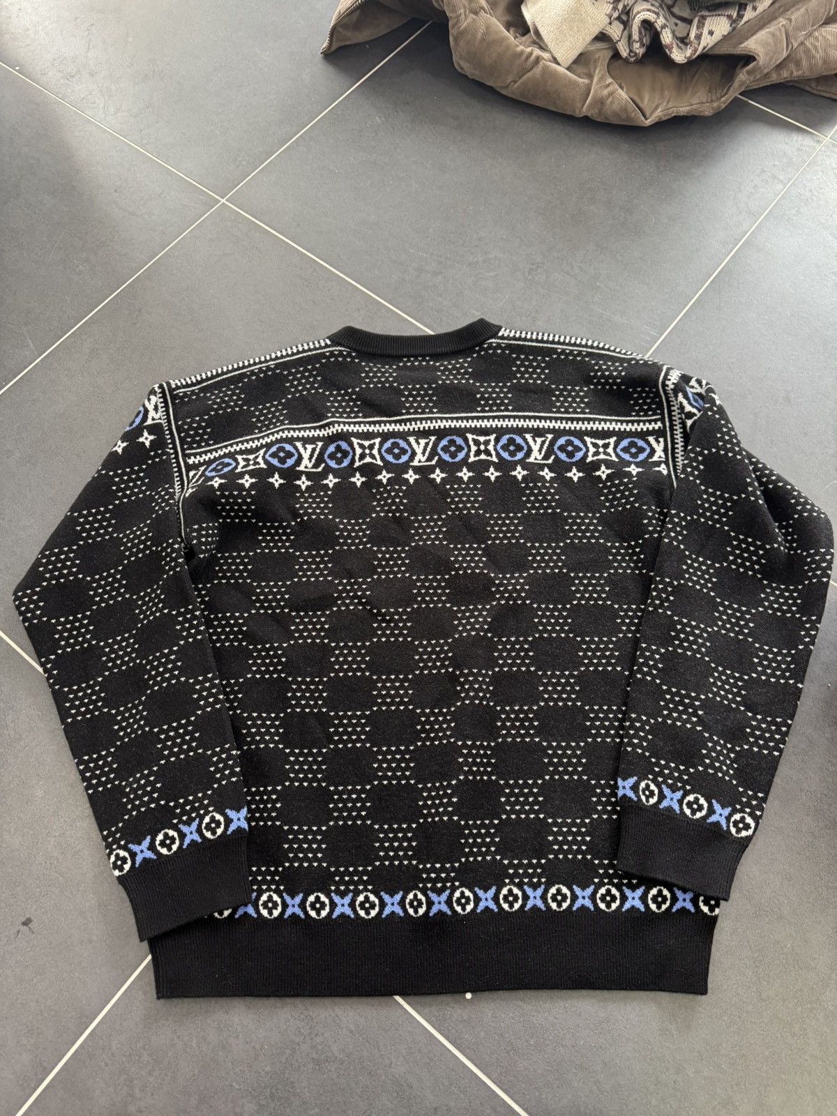 Louis Vuitton Louis vuitton Jacquard Wool Pullover Size US L / EU 52-54 / 3 - 2 Thumbnail
