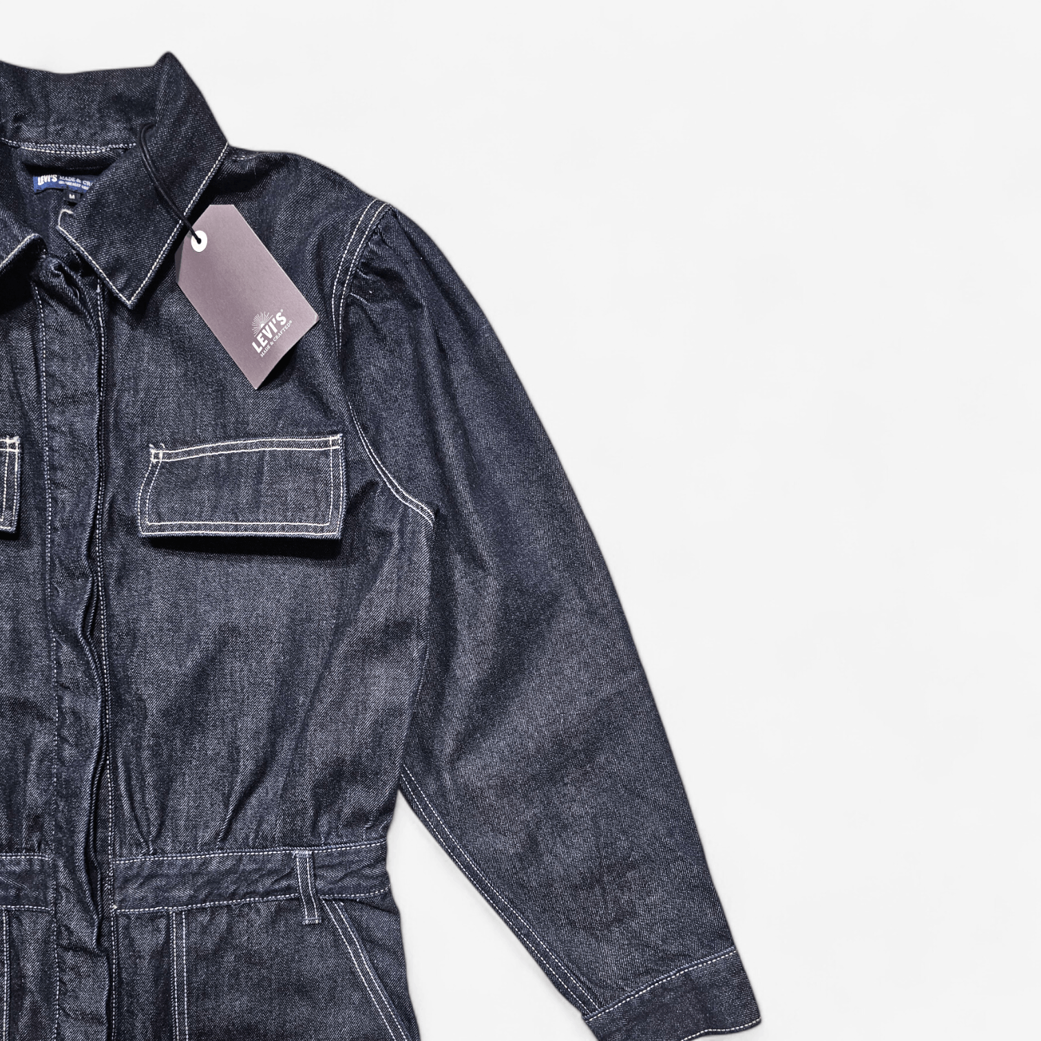 Levi's Made & Crafted NWT 298$ Levi's Made&Crafted Denim Flight Suit Size M Size 28" / US 6 / IT 42 - 2 Thumbnail
