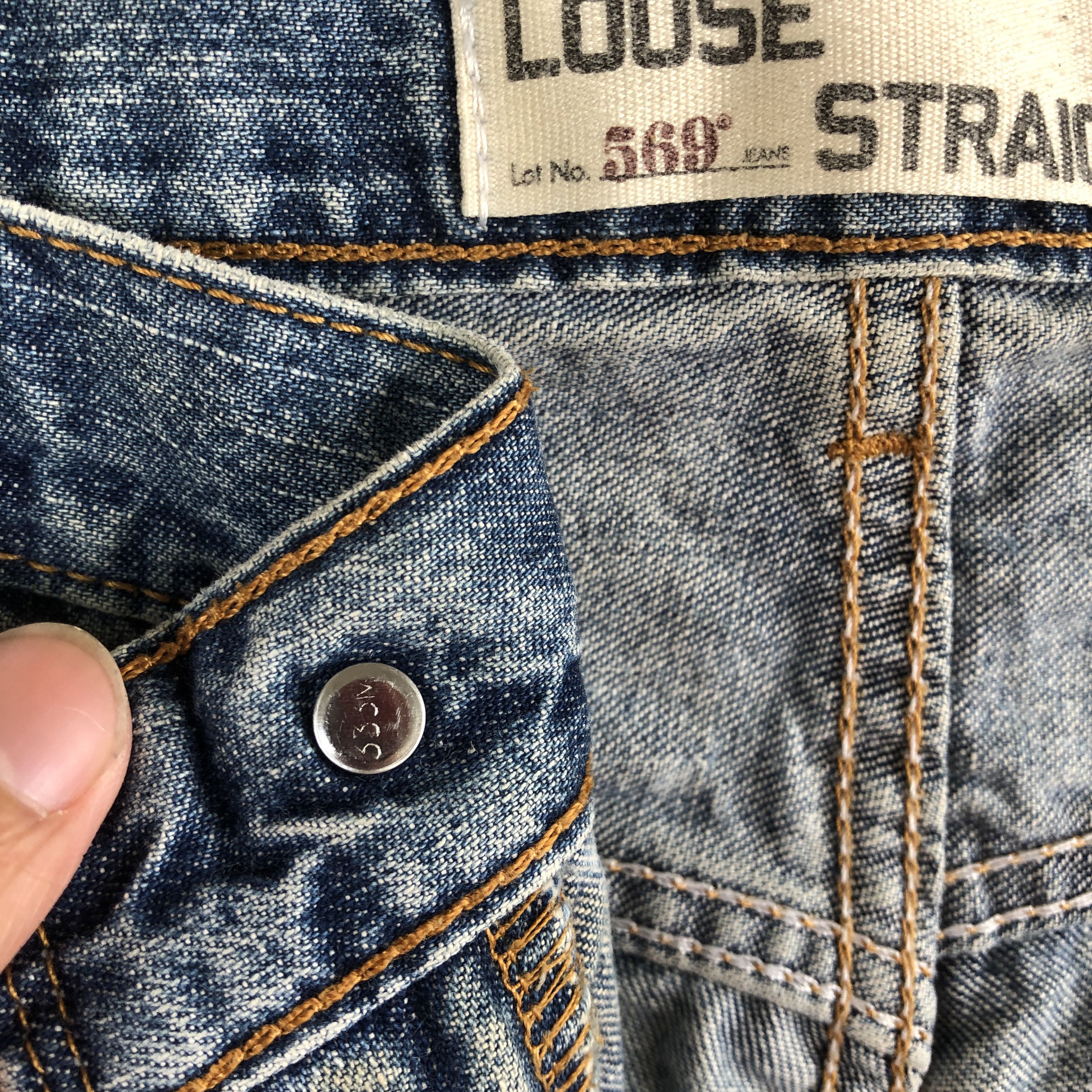 Levi's Vintage Y2K Crazy Levis 569 Baggy Jeans Levi's Loose Denim Size US 34 / EU 50 - 7 Thumbnail