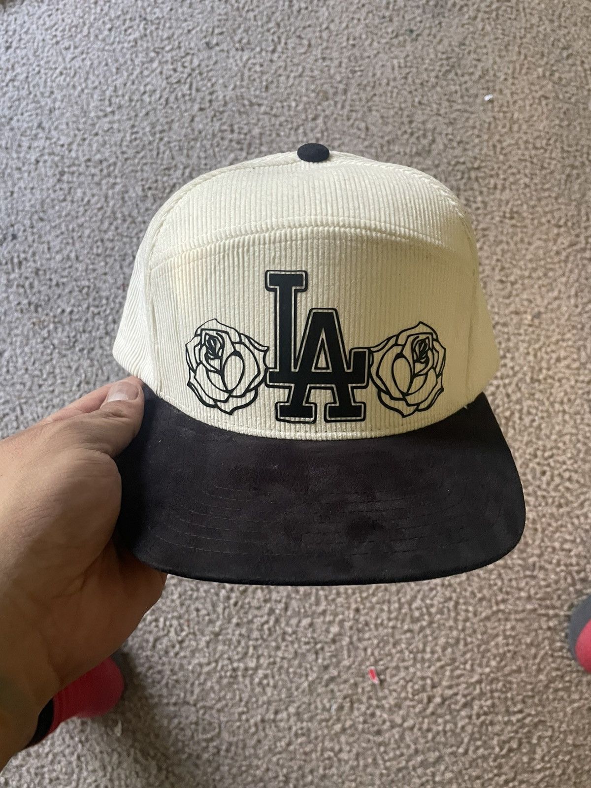 Other Los Angeles dodgers rose white corduroy SnapBack custom made Size ONE SIZE - 6 Thumbnail