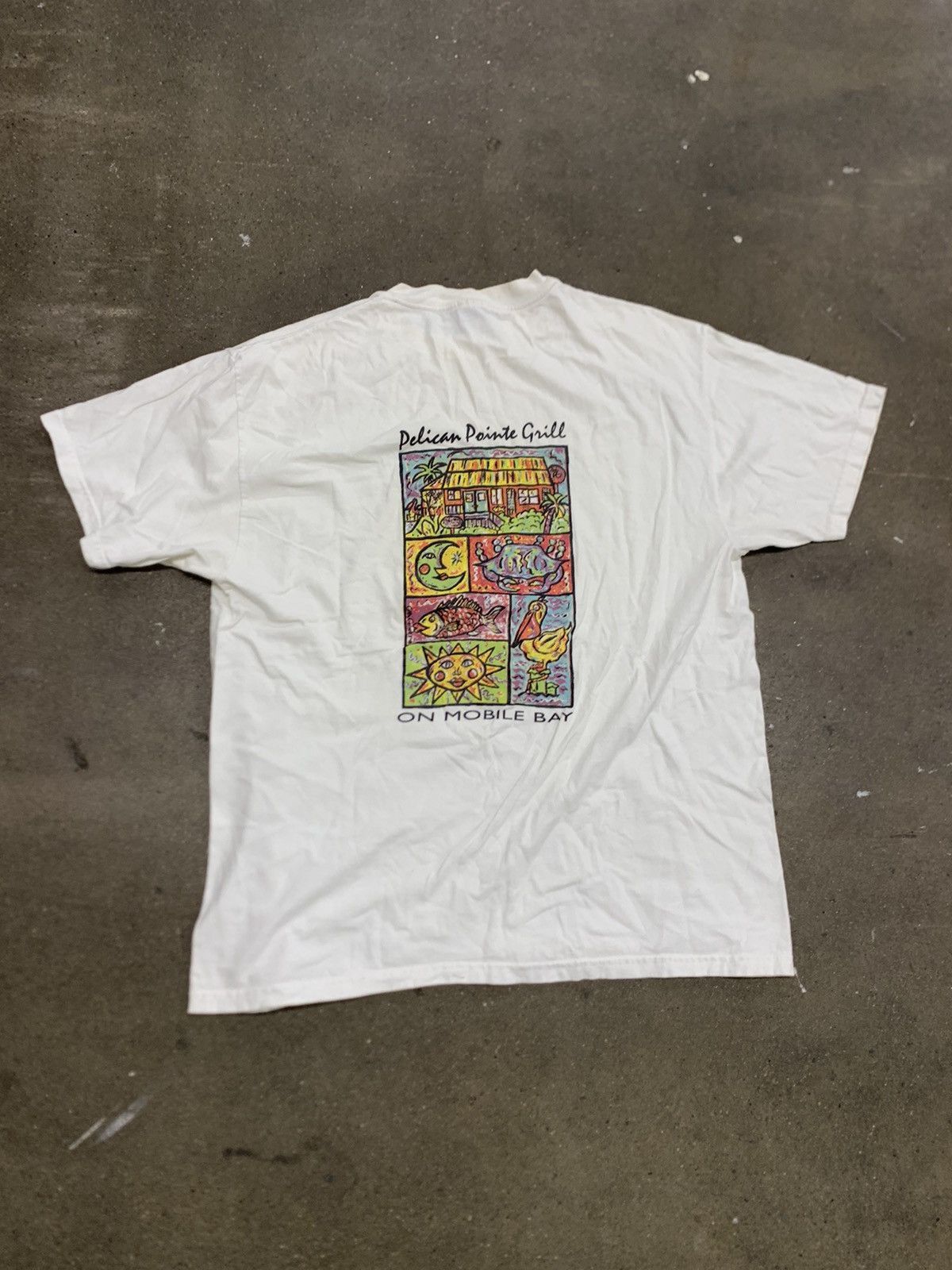 Other Vintage Pelican Pointe Grill Art Tee Size US XL / EU 56 / 4 - 1 Thumbnail