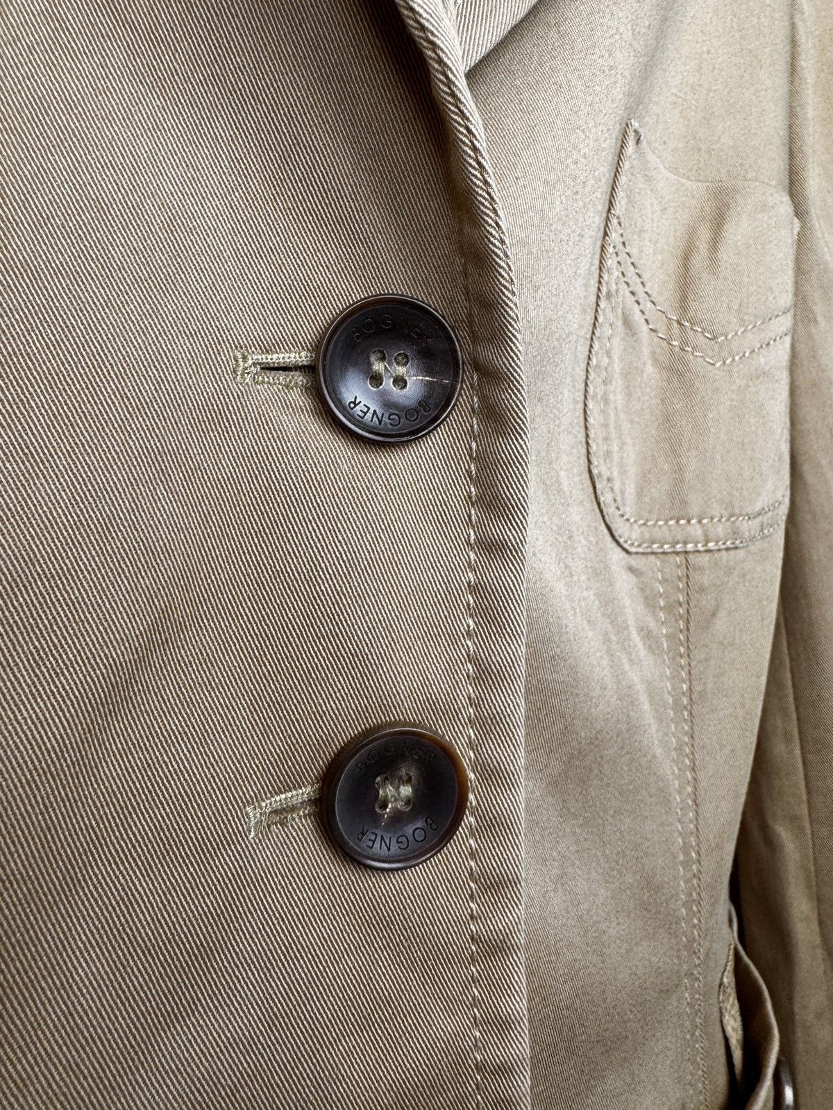 Bogner Bogner beige cotton elbow patches womens blazer basic jacket Size L / US 10 / IT 46 - 7 Thumbnail