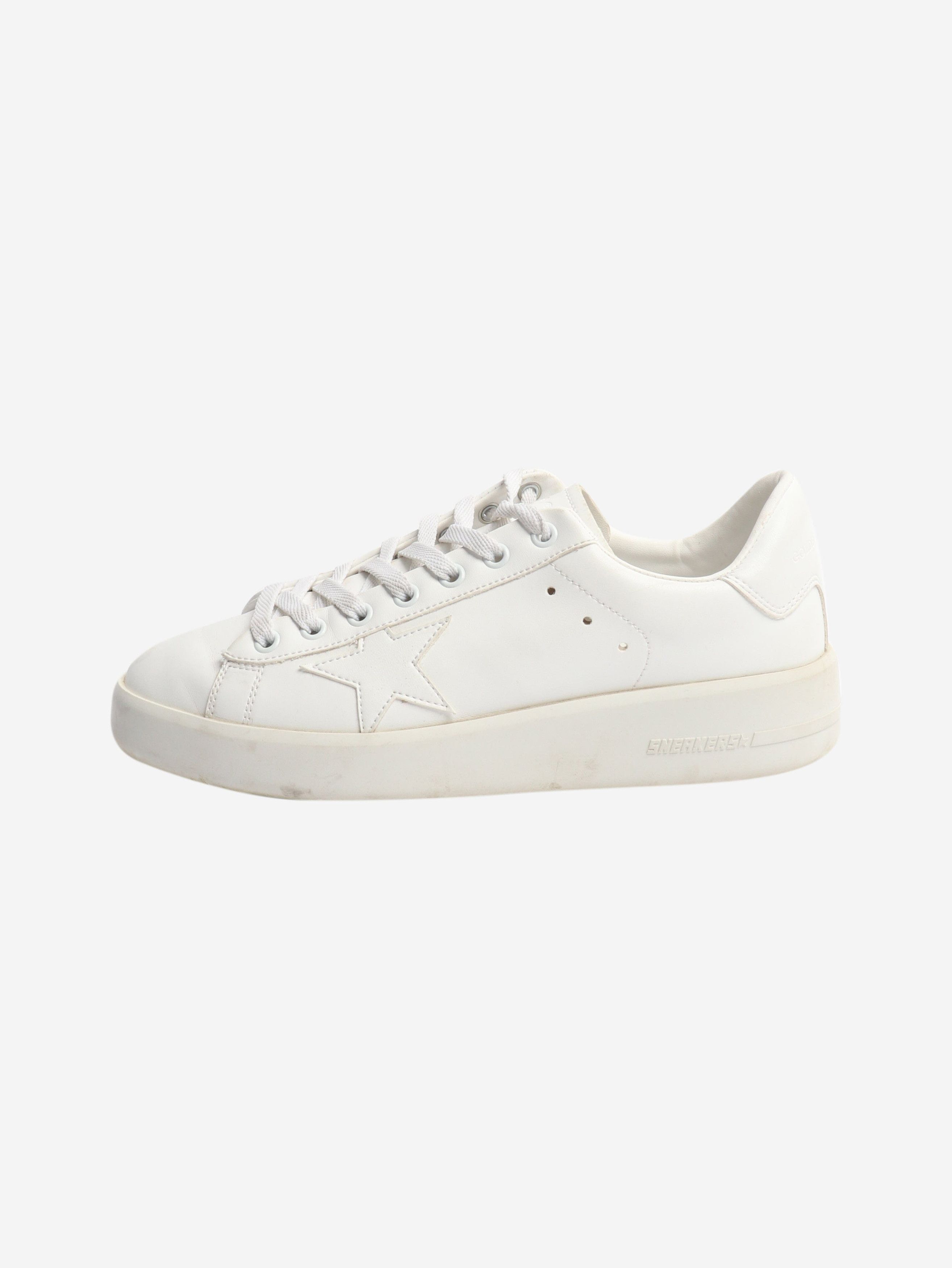 Golden Goose White leather star sneakers - EU 39 (UK 6) Size US 8 / IT 38 - 1 Thumbnail