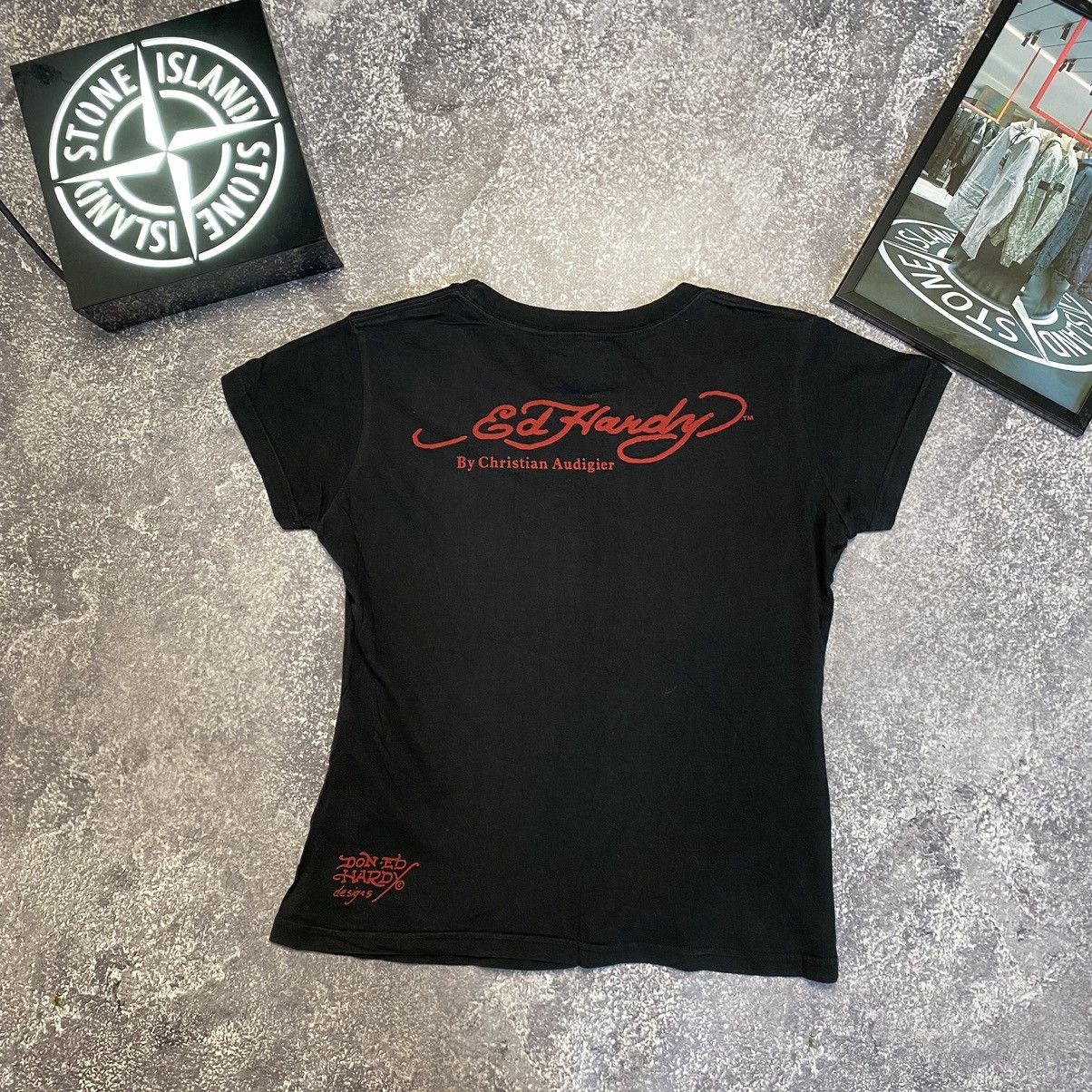 Ed Hardy Designer Ed Hardy by Christian Audigier Big Logo tee Size L / US 10 / IT 46 - 9 Thumbnail