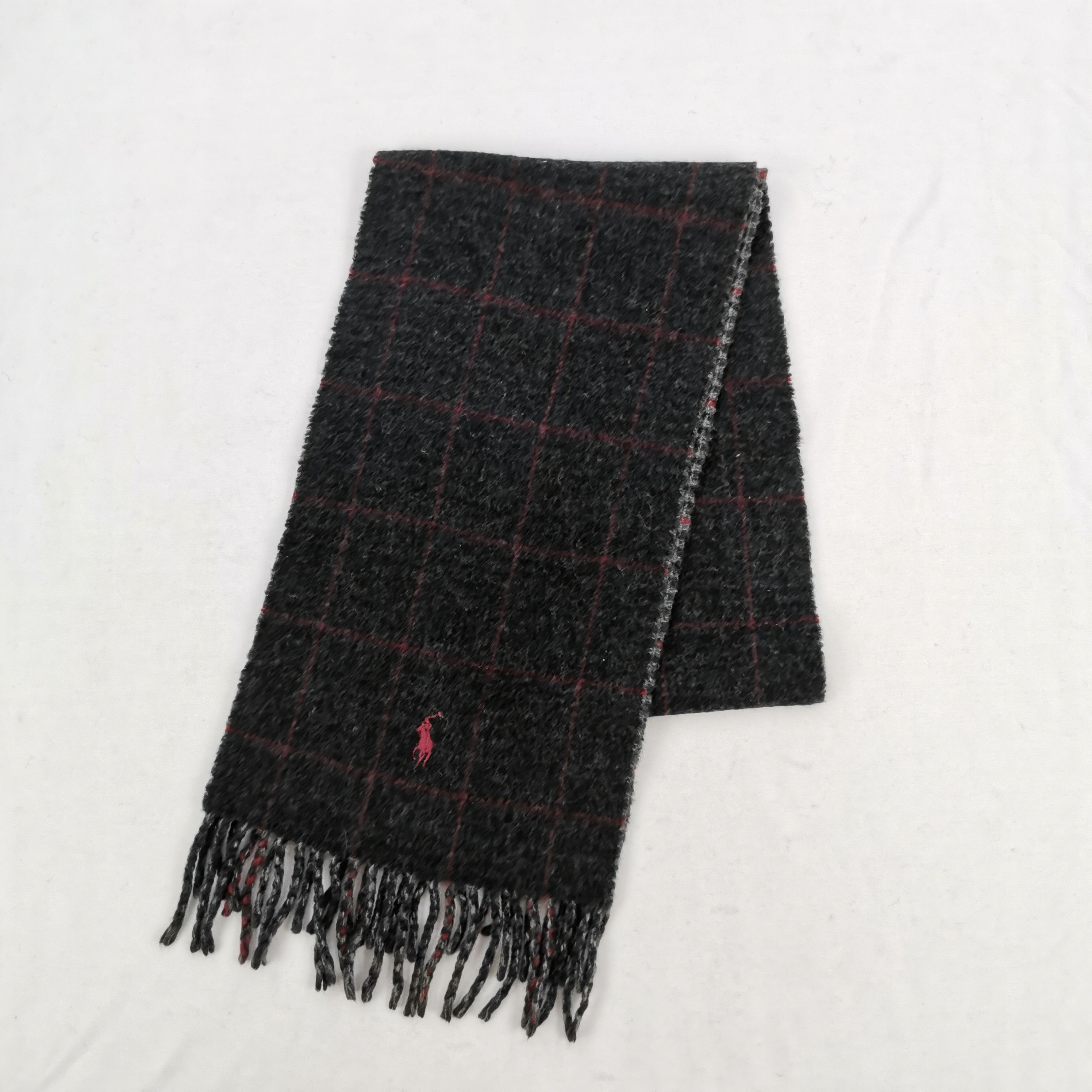 Polo Ralph Lauren Vintage Polo Ralph Lauren Scarf Muffler Wool Scarves Size ONE SIZE - 2 Thumbnail