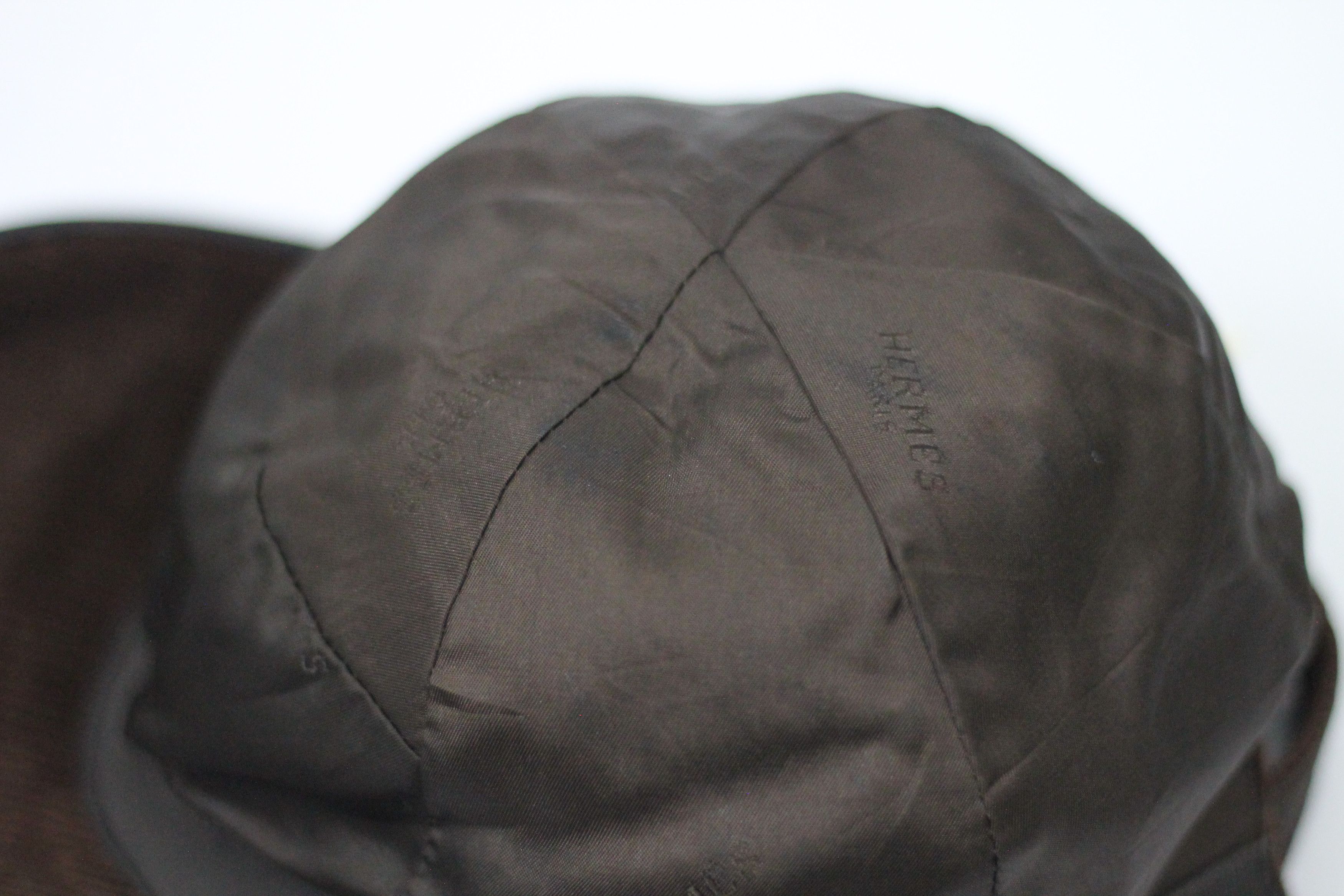 Hermes Vintage HERMES Corduroy H Logo Cap. Size ONE SIZE - 11 Thumbnail