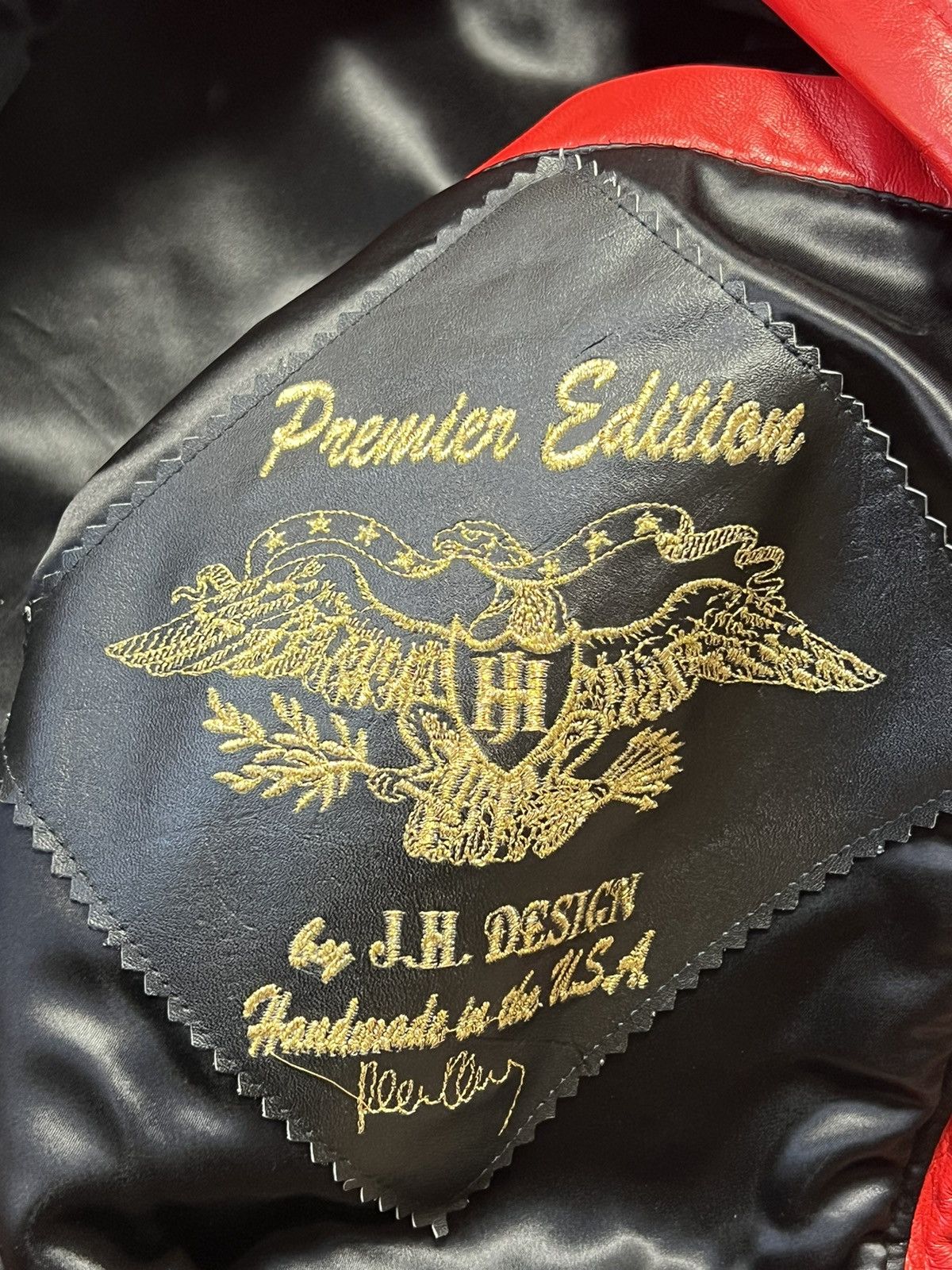 Jeff Hamilton × NBA DS Jeff Hamilton NBA Bulls 3 Three Peat Leather Jacket Size US L / EU 52-54 / 3 - 7 Thumbnail