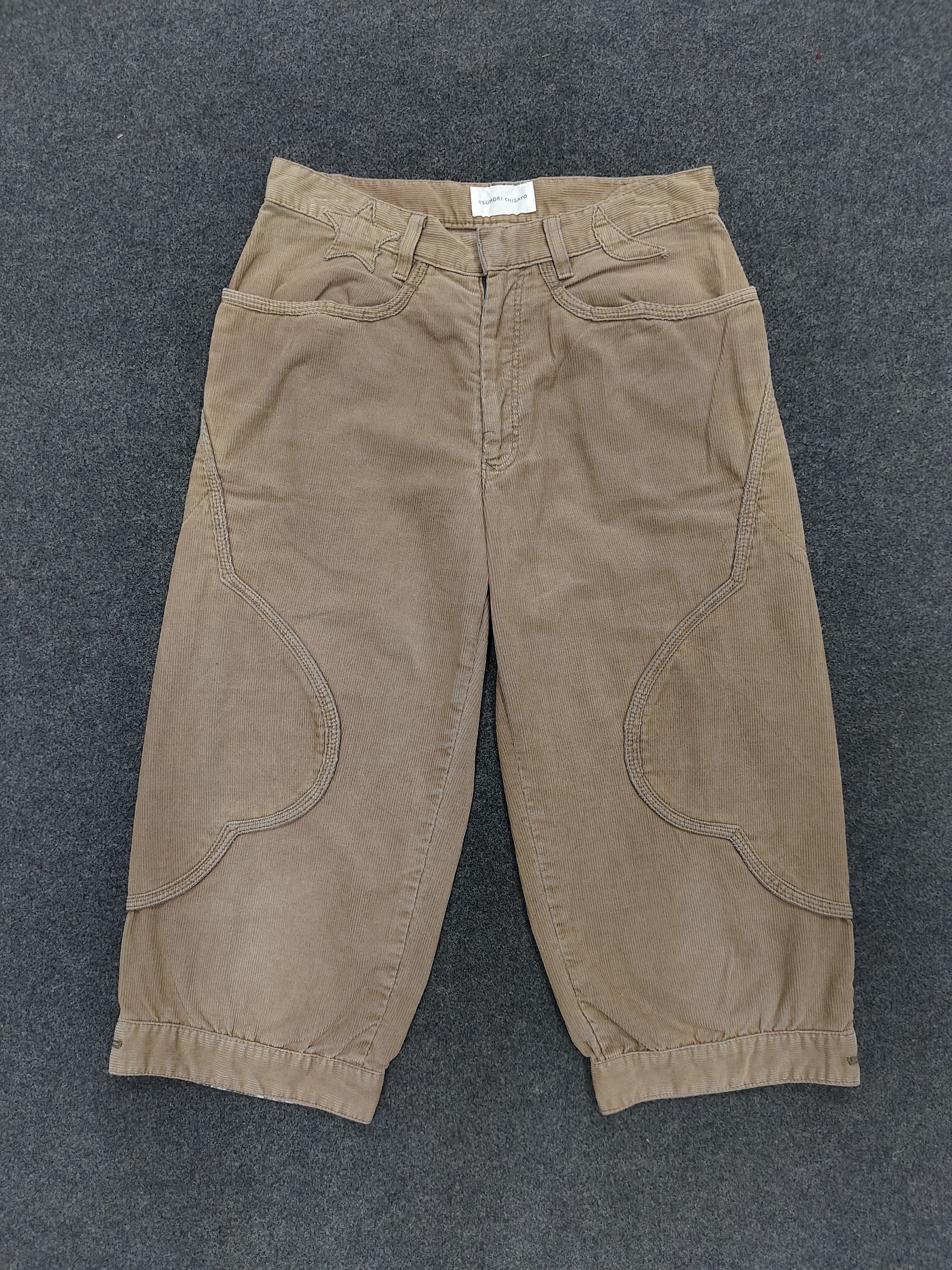 Tsumori Chisato Tsumori Chisato🇯🇵 Kawaii Harajuku Corduroy Balloon Cropped Size 31" - 1 Thumbnail