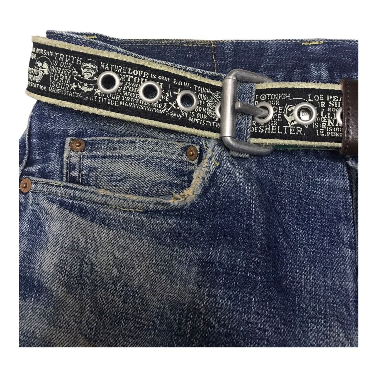 Hysteric Glamour × If Six Was Nine × Japanese Brand Tough Jean Punk Full Print Belt Size ONE SIZE - 1 Thumbnail