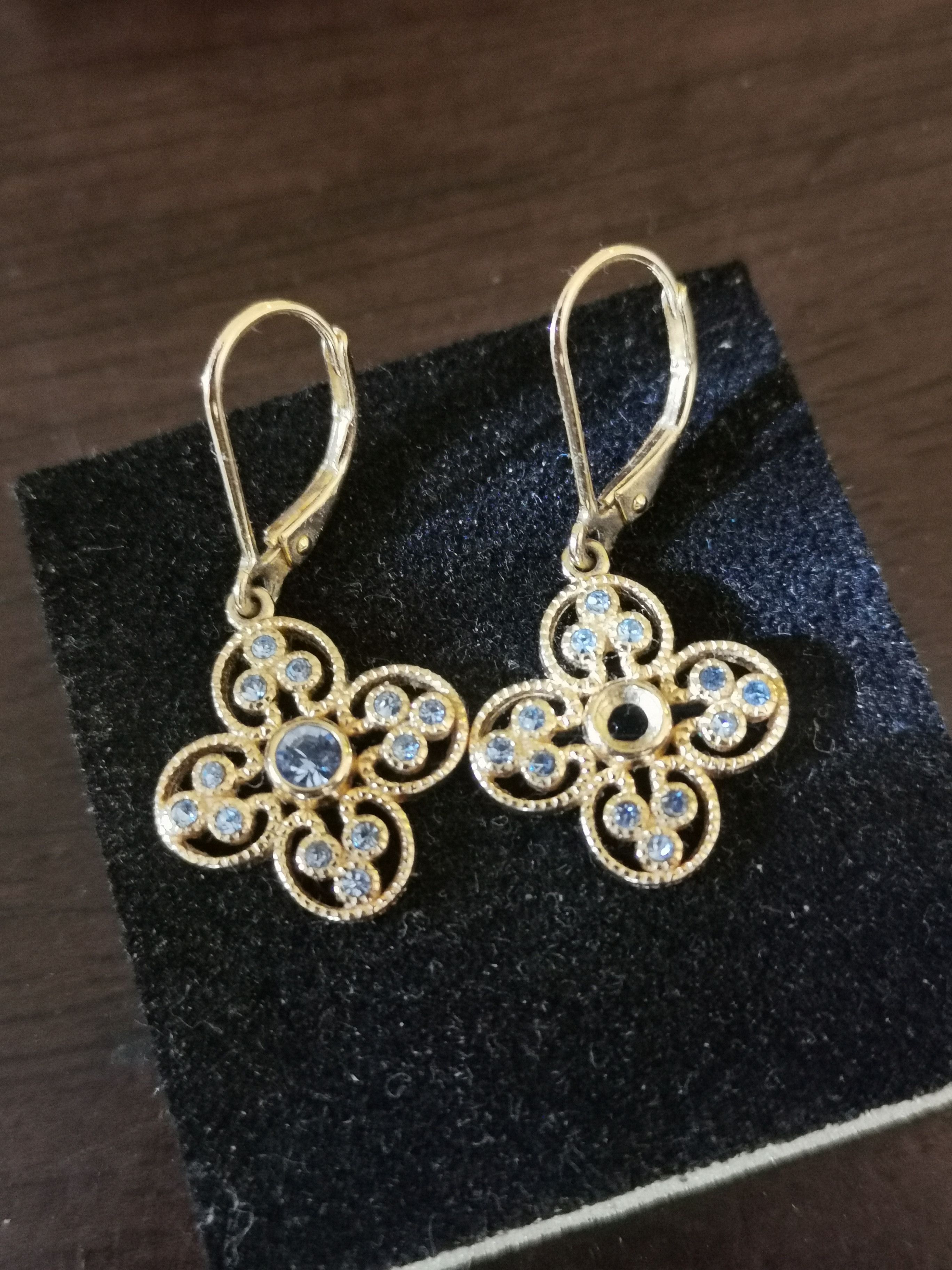 Jewelry Vintage Clover Earrings in Gold, Women's