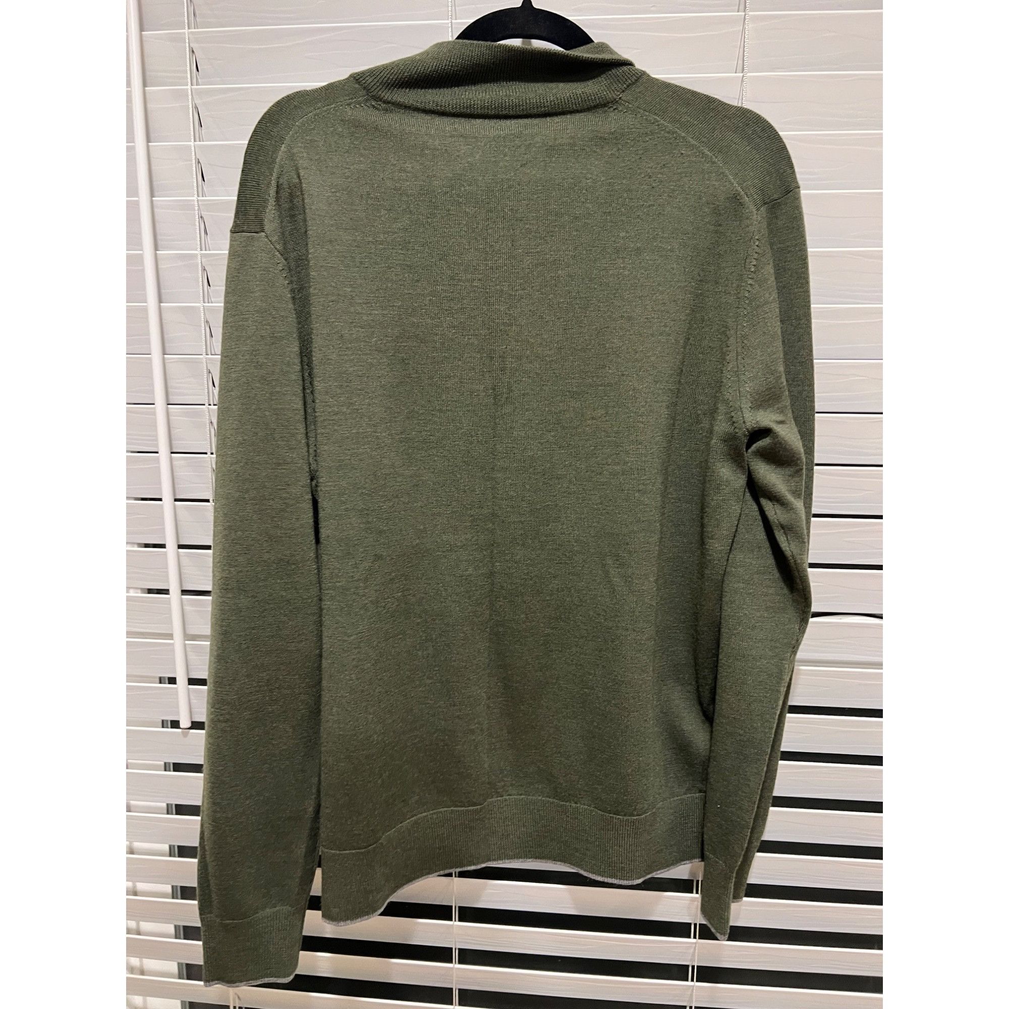 UNTUCKit Untuckit Merino Wool 1/4 Zip Pullover - Size L Size US L / EU 52-54 / 3 - 3 Thumbnail