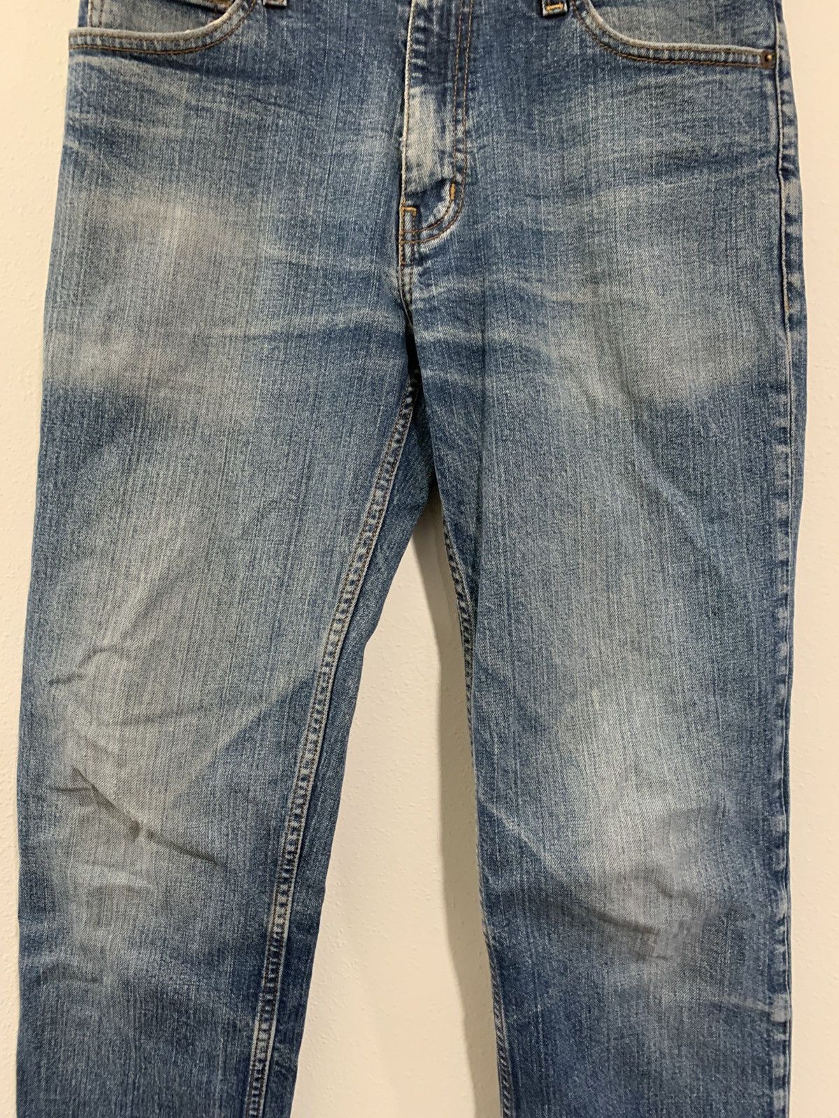 Arizona Jean Co. faded Arizona blue slim straight jeans Size US 29 - 3 Thumbnail