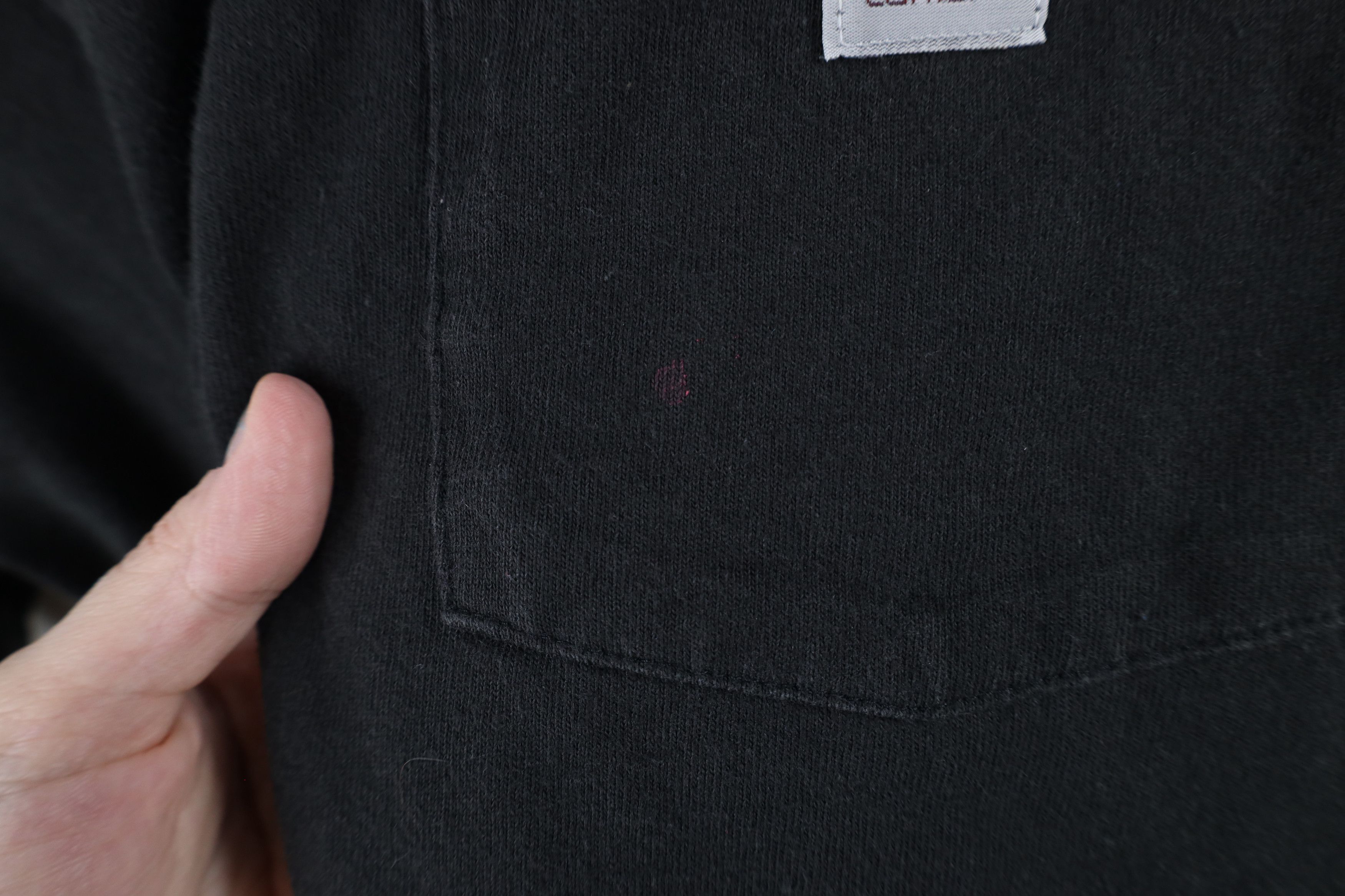Carhartt × Vintage Vintage Carhartt Spell Out Pocket T-Shirt Black Cotton Size M / US 6-8 / IT 42-44 - 5 Thumbnail