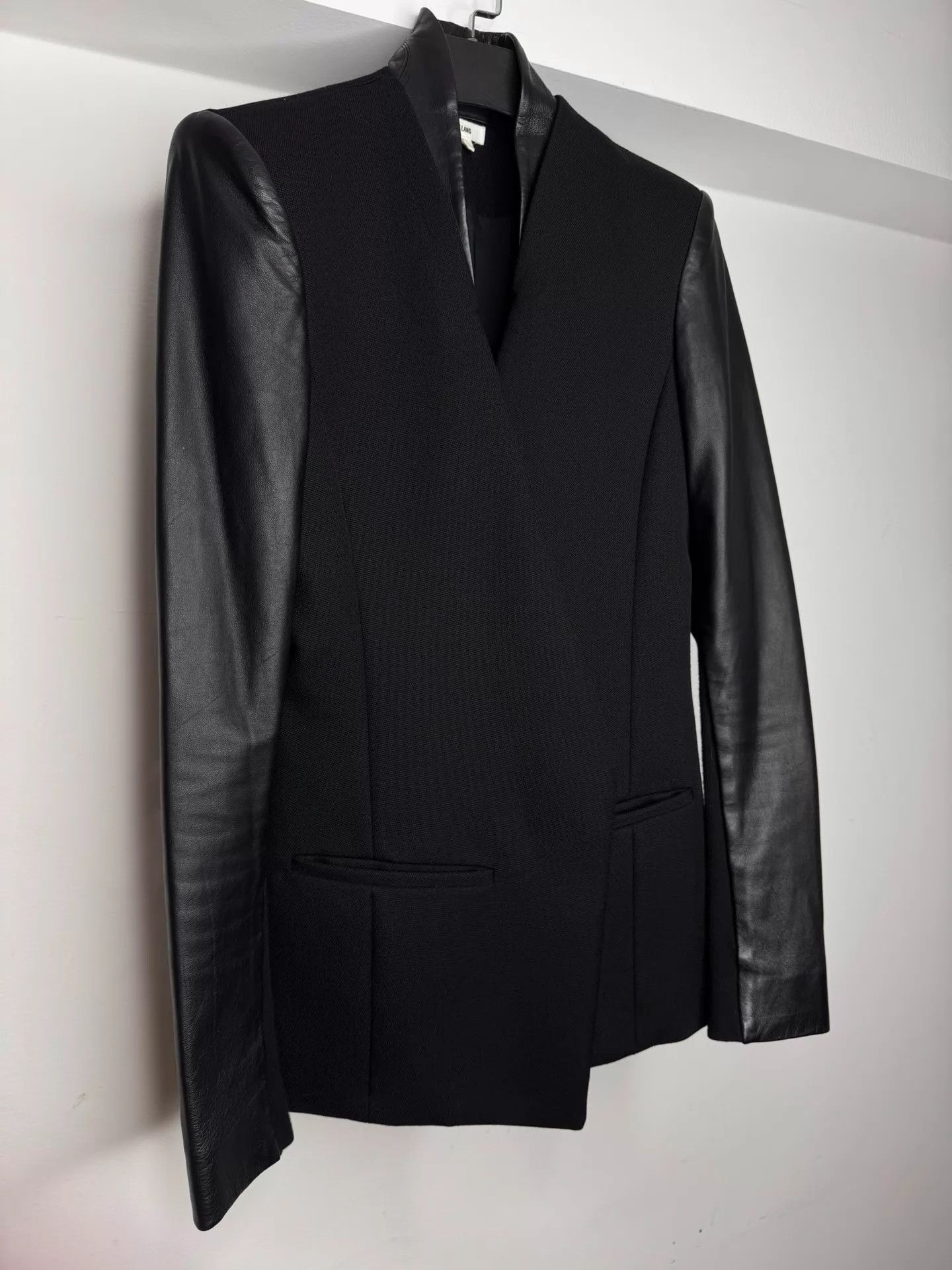 Helmut Lang Helmut Lang sheepskin wool paneled 99new blazer Size XS / US 0-2 / IT 36-38 - 3 Thumbnail