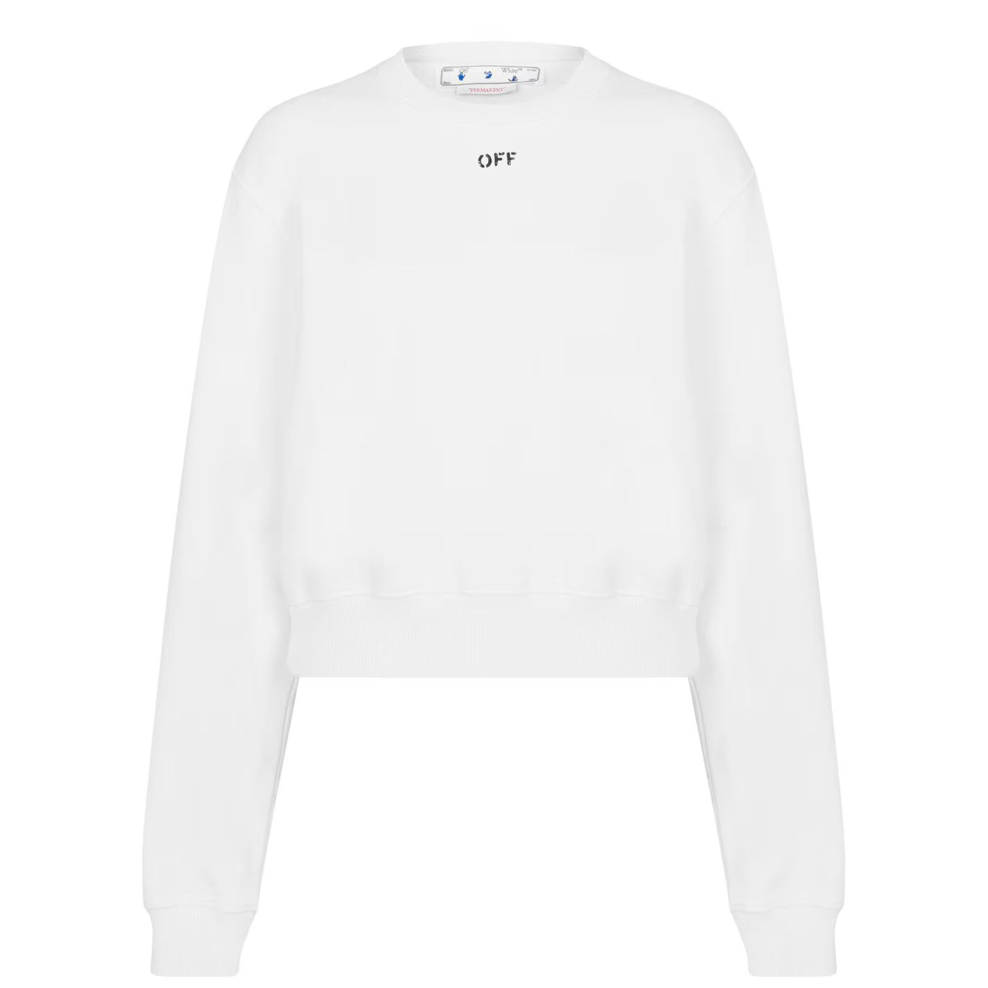 Off-White o1g2r1mq1224 Stamp Sweatshirt in White Size M / US 6-8 / IT 42-44 - 1 Thumbnail