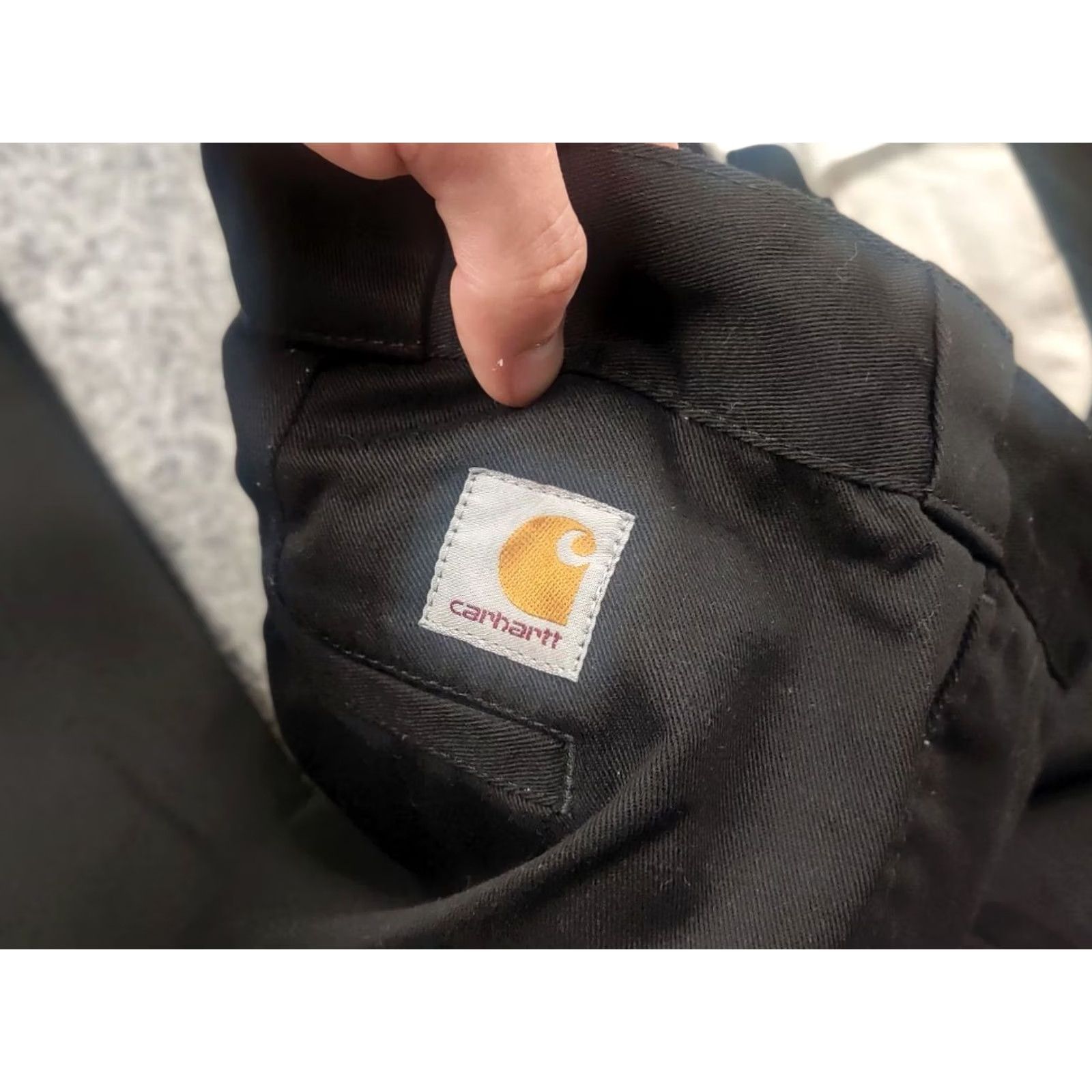 Carhartt VINTAGE Carhartt Master Black Logo Canvas Trouser Loose-fitting Pants Size US 34 / EU 50 - 7 Thumbnail