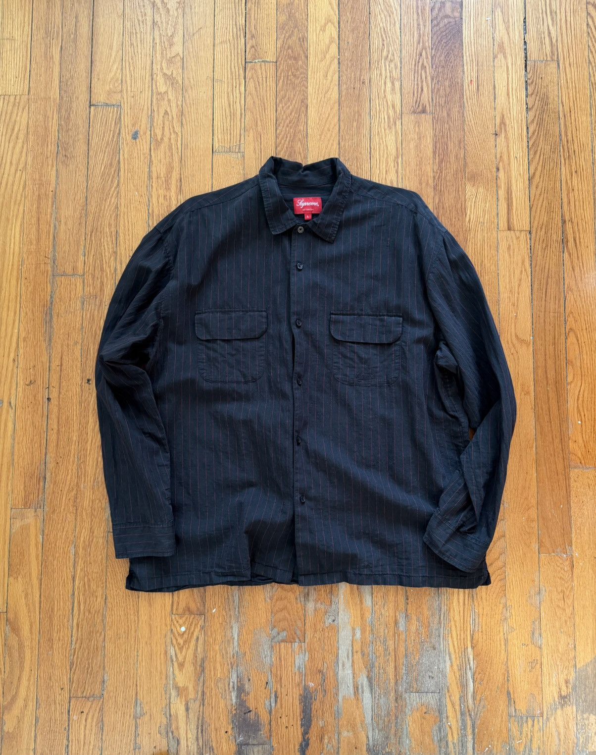 Supreme supreme linen button up Size US L / EU 52-54 / 3 - 1 Thumbnail