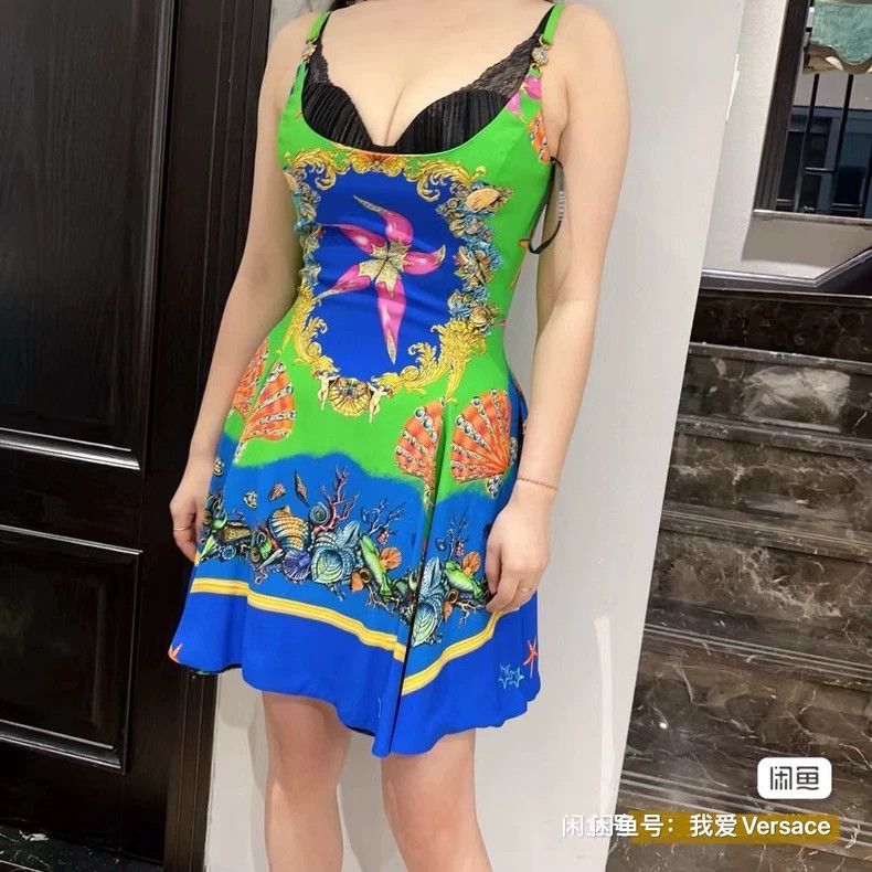Versace Versace Three-dimensional bandeau camisole dress Size M / US 6-8 / IT 42-44 - 9 Thumbnail