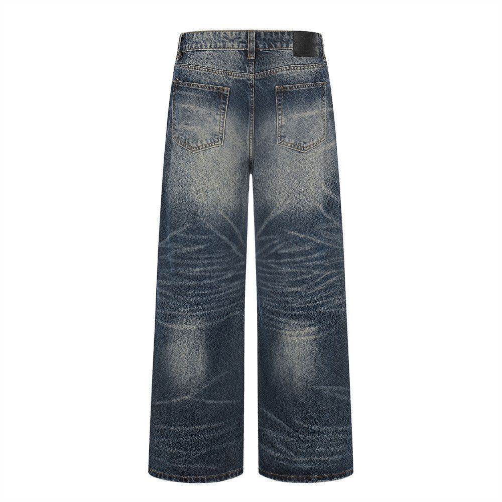Vintage Men's Punk Retro Distressed Loose-Fit Jeans Size US 32 / EU 48 - 2 Thumbnail