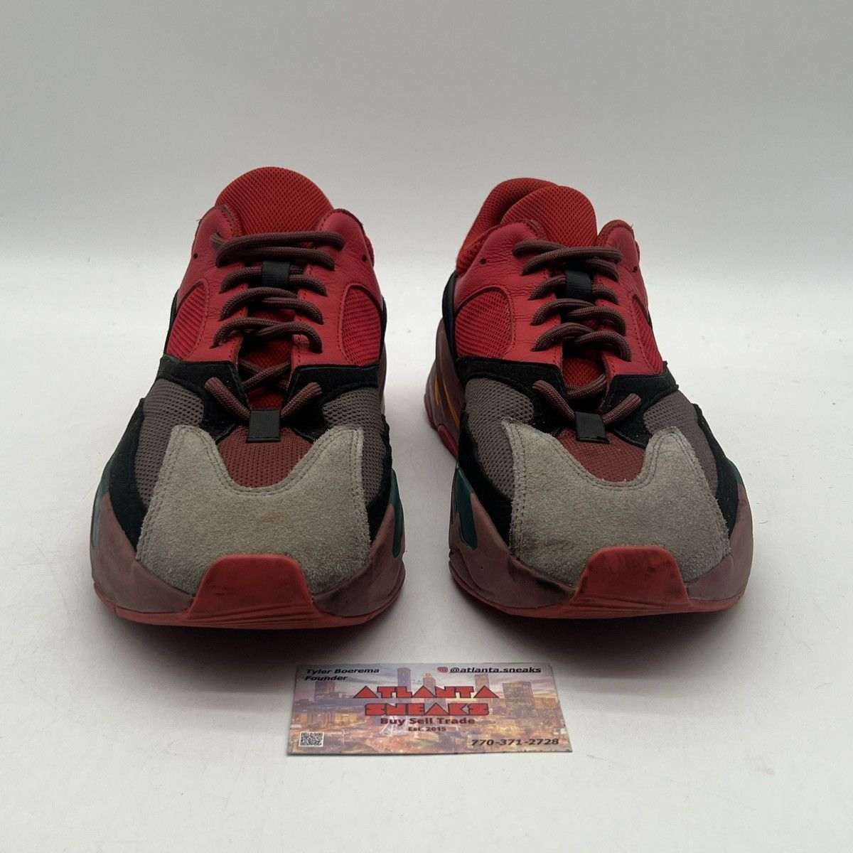 Adidas Yeezy boost 700 hi res red Size US 13 / EU 46 - 2 Thumbnail