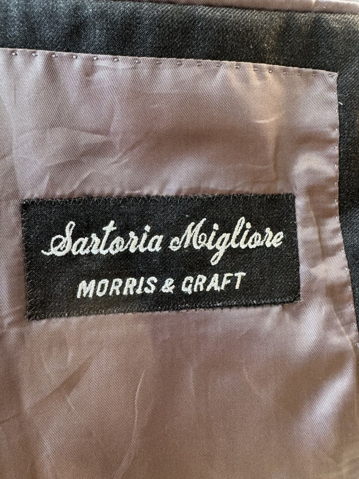 Ermenegildo Zegna Emenegildo Sartoria Migliore Morris And Craft Suit Blazer Size 46R - 7 Thumbnail
