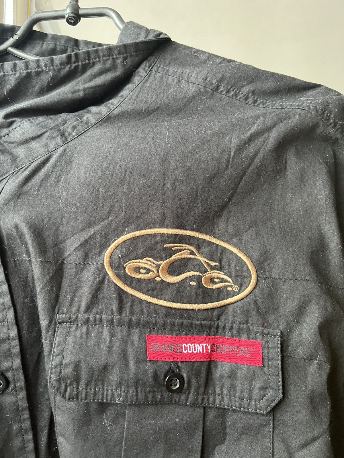 West Coast Choppers ORANGE COUNTY CHOPPERS TOUTULMOTORCYCLE BUTTON SHIRT VINTAGE Size US XXL / EU 58 / 5 - 5 Thumbnail