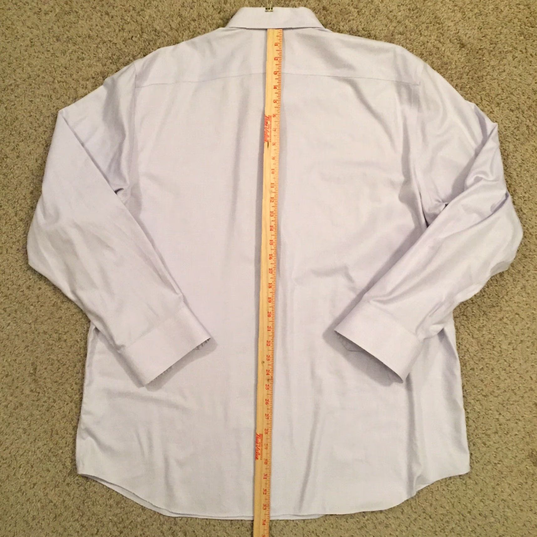 Banana Republic Banana Republic Shirt Mens XXL Slim Fit Purple Micro Check Long Sleeve Button Up Size US XXL / EU 58 / 5 - 6 Thumbnail
