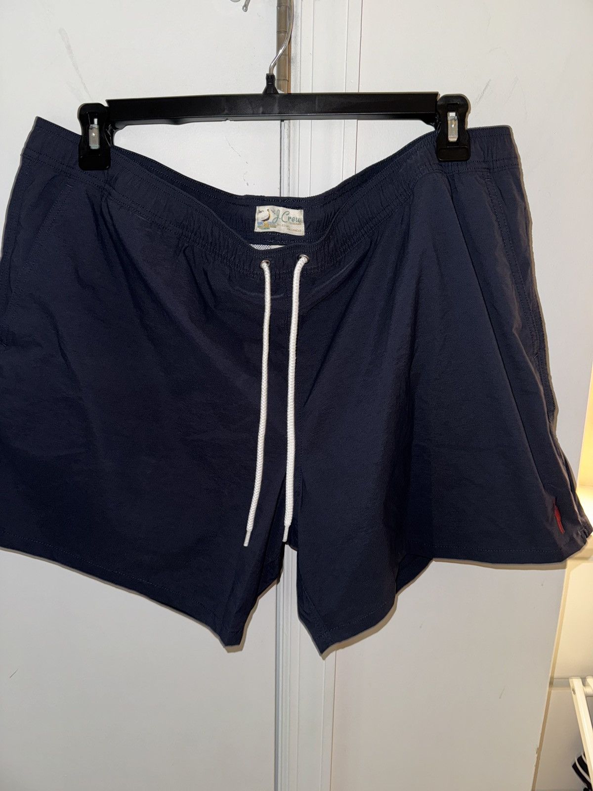 J.Crew Navy Blue Vintage Style Swim Trunks XXL Size US 44 / EU 60 - 1 Thumbnail