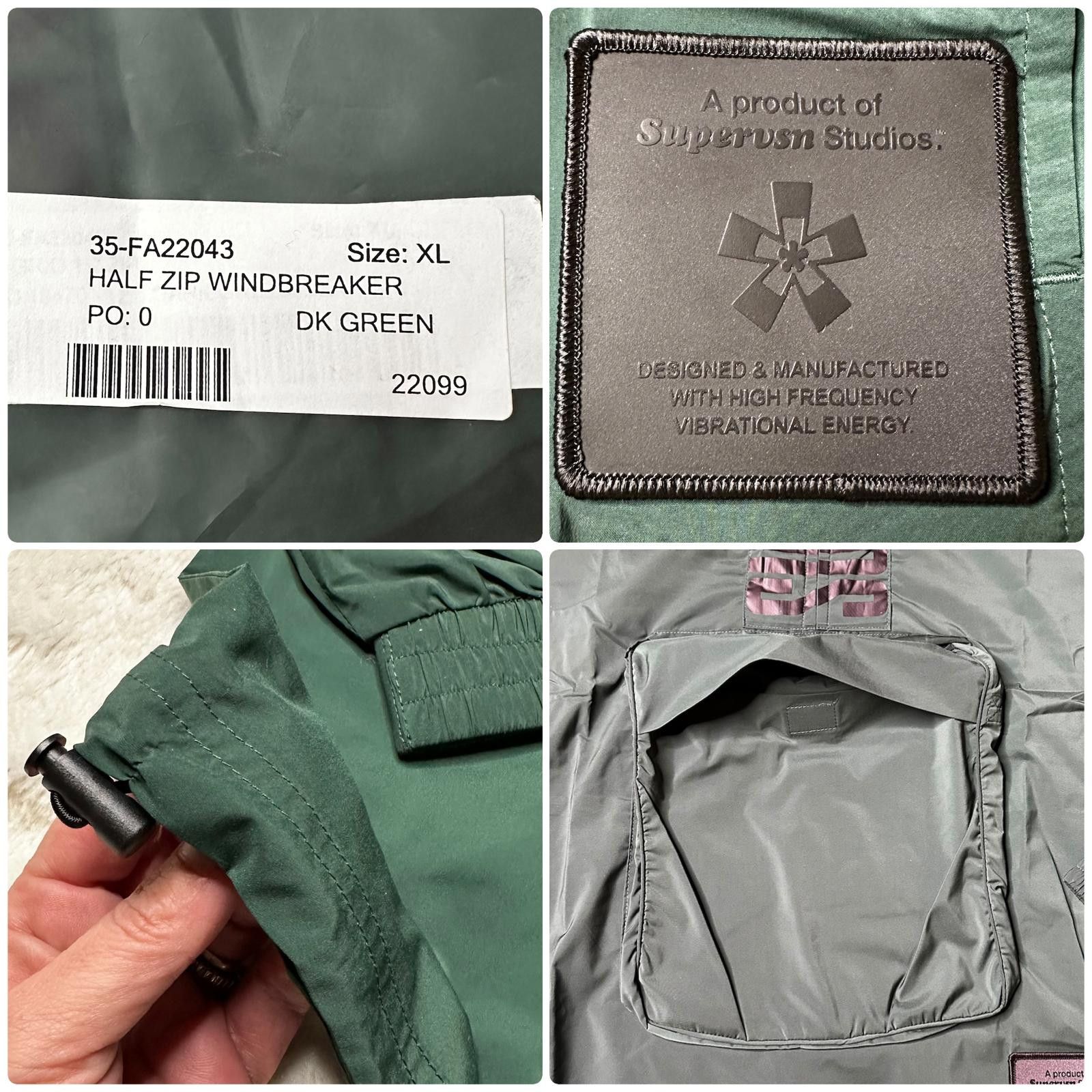 Supervsn NEW Supervsn S-Grid Anorak Half Zip Jacket Mens XL Size US XL / EU 56 / 4 - 6 Thumbnail