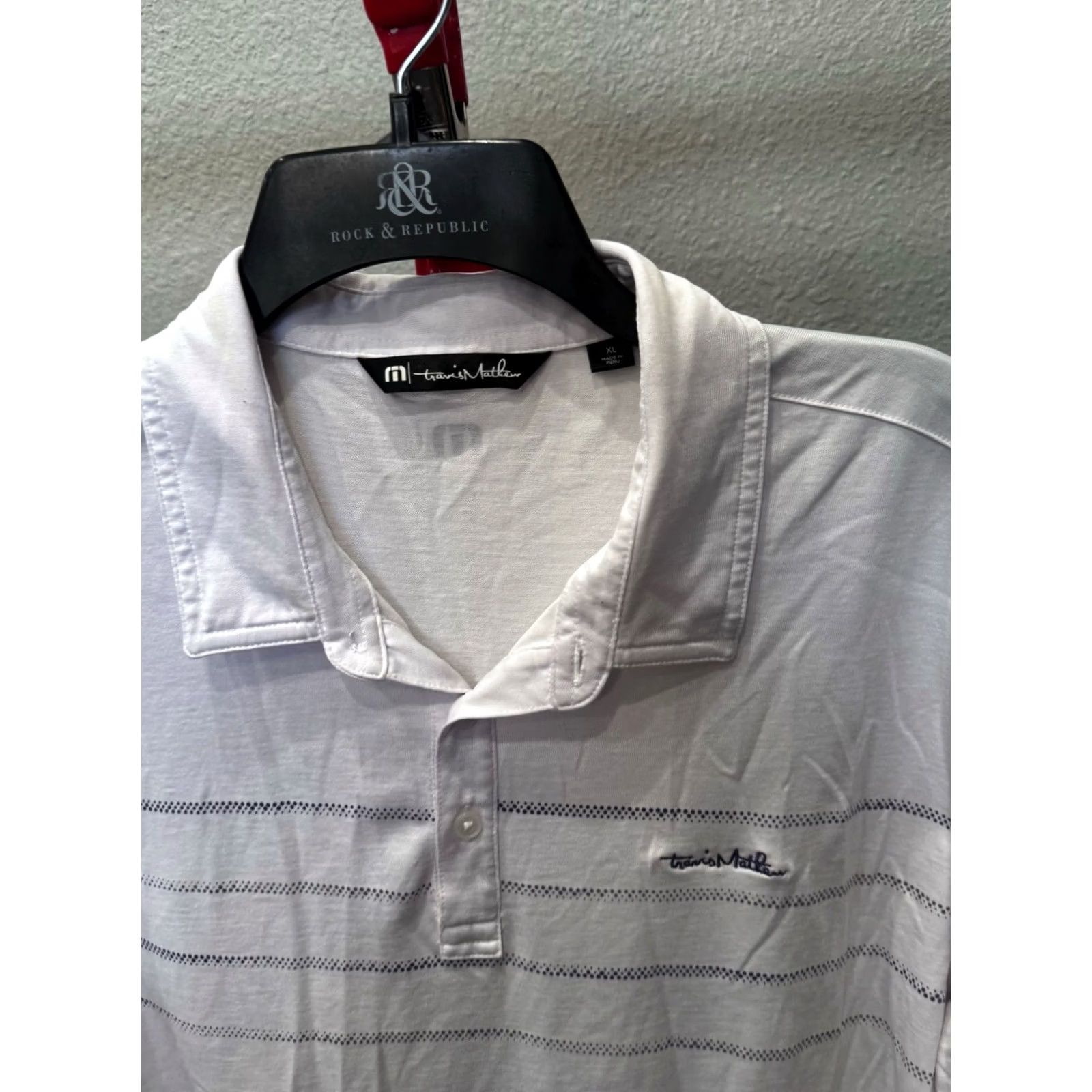 TravisMathew Travis Matthew Stitched Honey Bee POLO SHIRT XL Adult Men Multicolor Polo Shirt Sweet Honey Bee Stitched Polo Shirt Men XL Size US XL / EU 56 / 4 - 4 Thumbnail