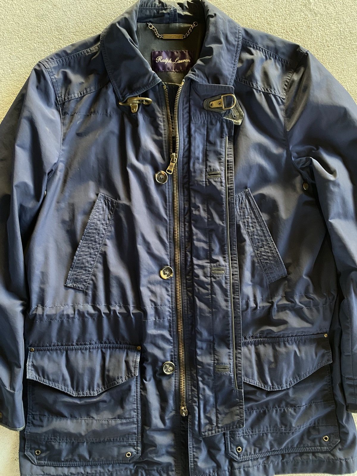 Ralph Lauren Purple Label Polo Ralph Lauren Purple Label Sailer Style Rare Jacket Size US L / EU 52-54 / 3 - 4 Thumbnail