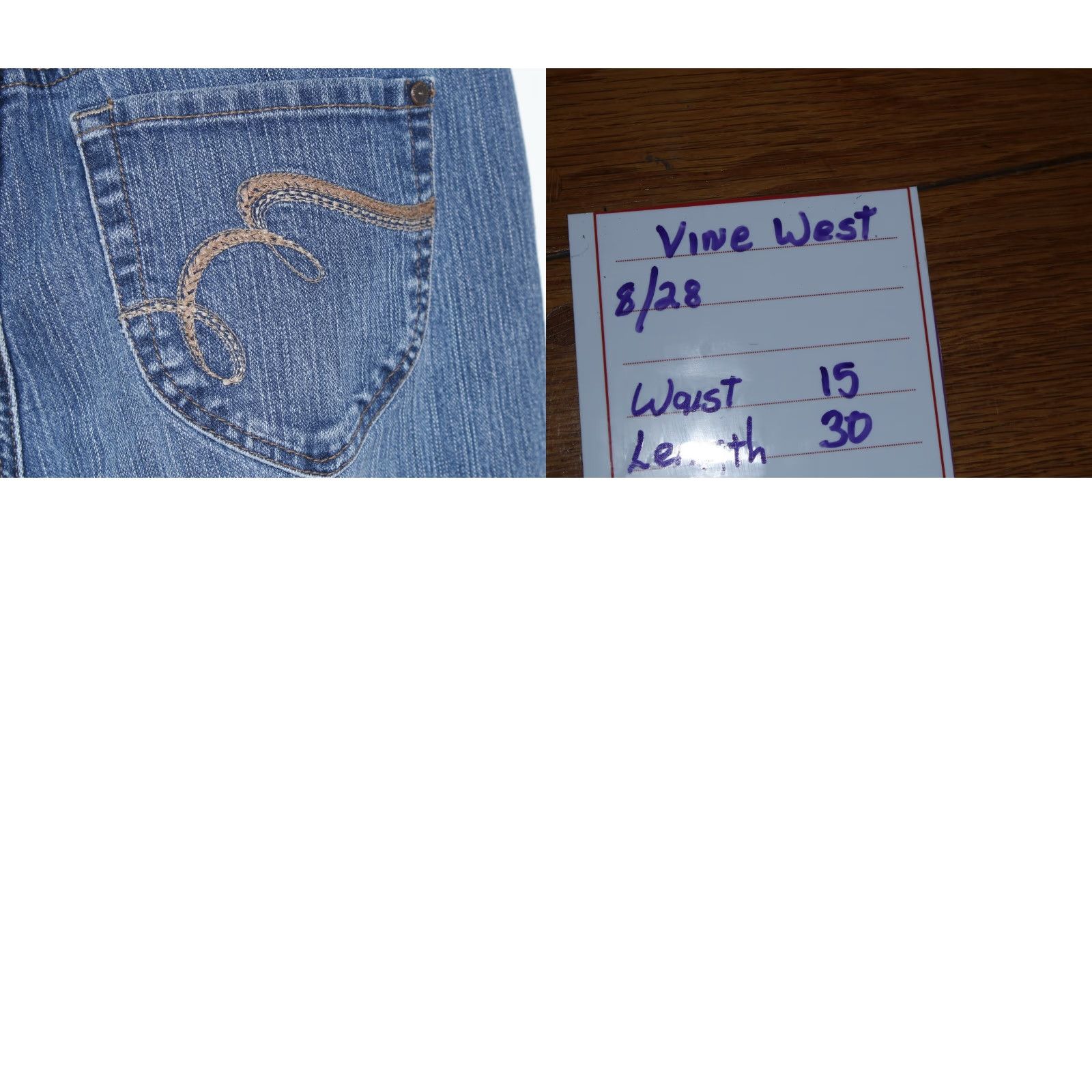 Nine West Nine West Jeans Bootcut Stretch Medium Wash Blue Women's 8 Regular 30x30 Ladies Size 8 Womens Jeans Size 30" / US 8 / IT 44 - 8 Thumbnail