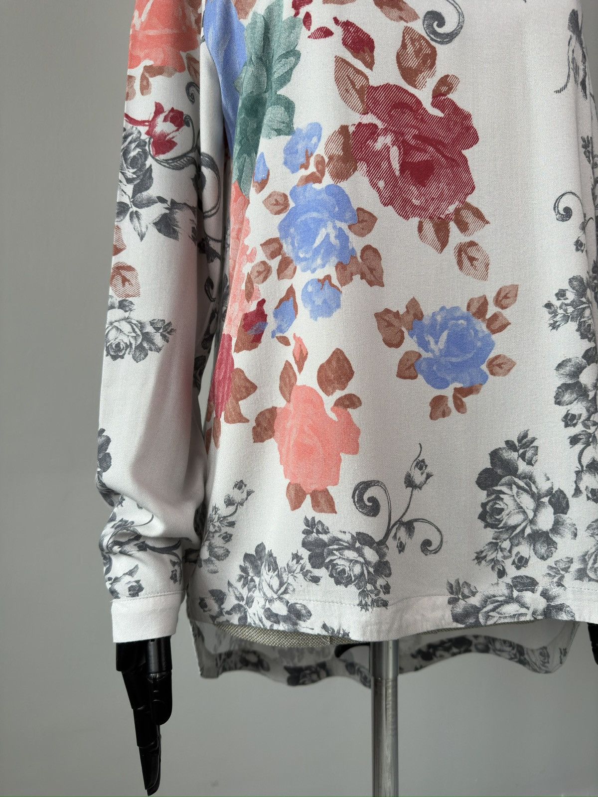 Other IVKO Floral Pattern Long Sleeve Tunic Blouse Size S / US 4 / IT 40 - 4 Thumbnail