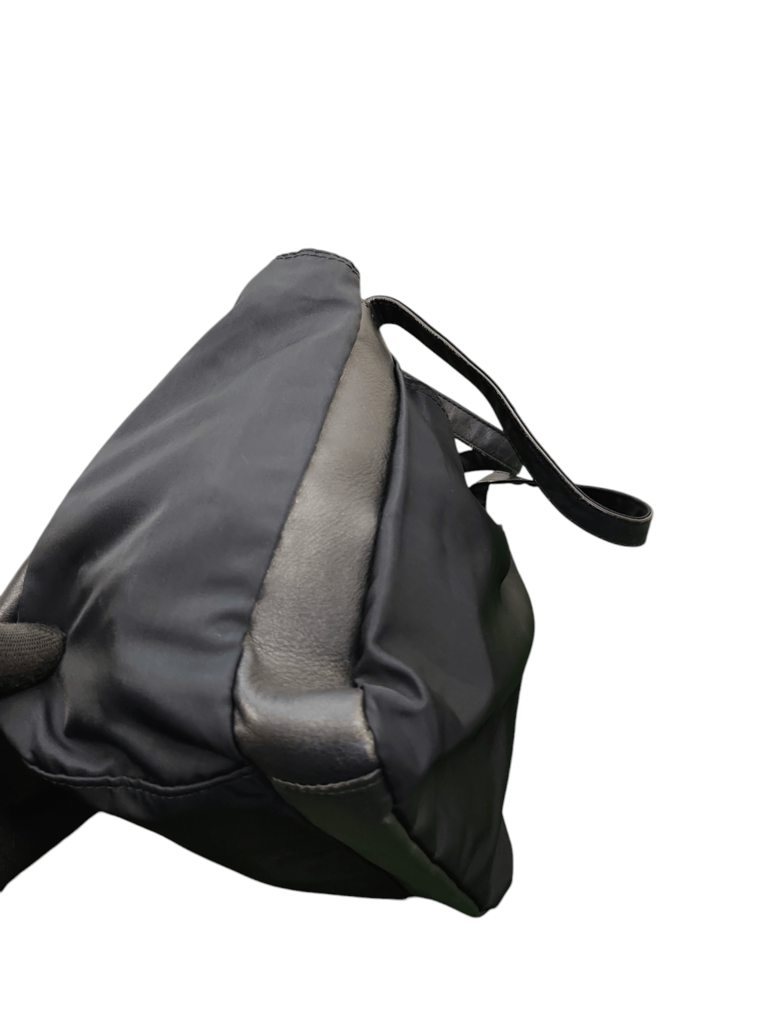 Yohji Yamamoto Ysaccs Pour Femme Yohji Yamamoto Nylon Leather Tote Bag Size ONE SIZE - 10 Thumbnail