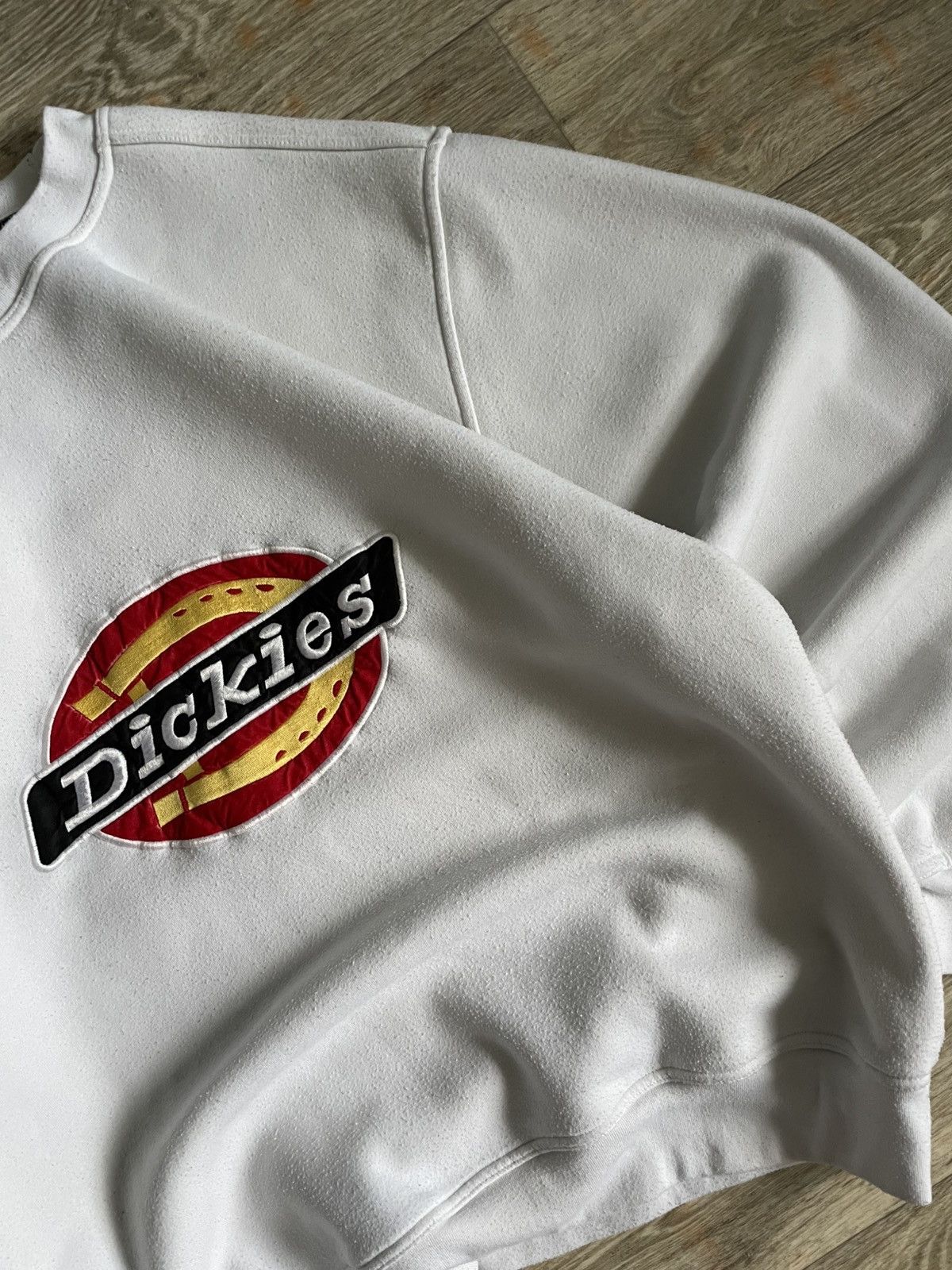 Dickies Dickies Vintage Sweatshirt Big Logo White Size US L / EU 52-54 / 3 - 4 Thumbnail